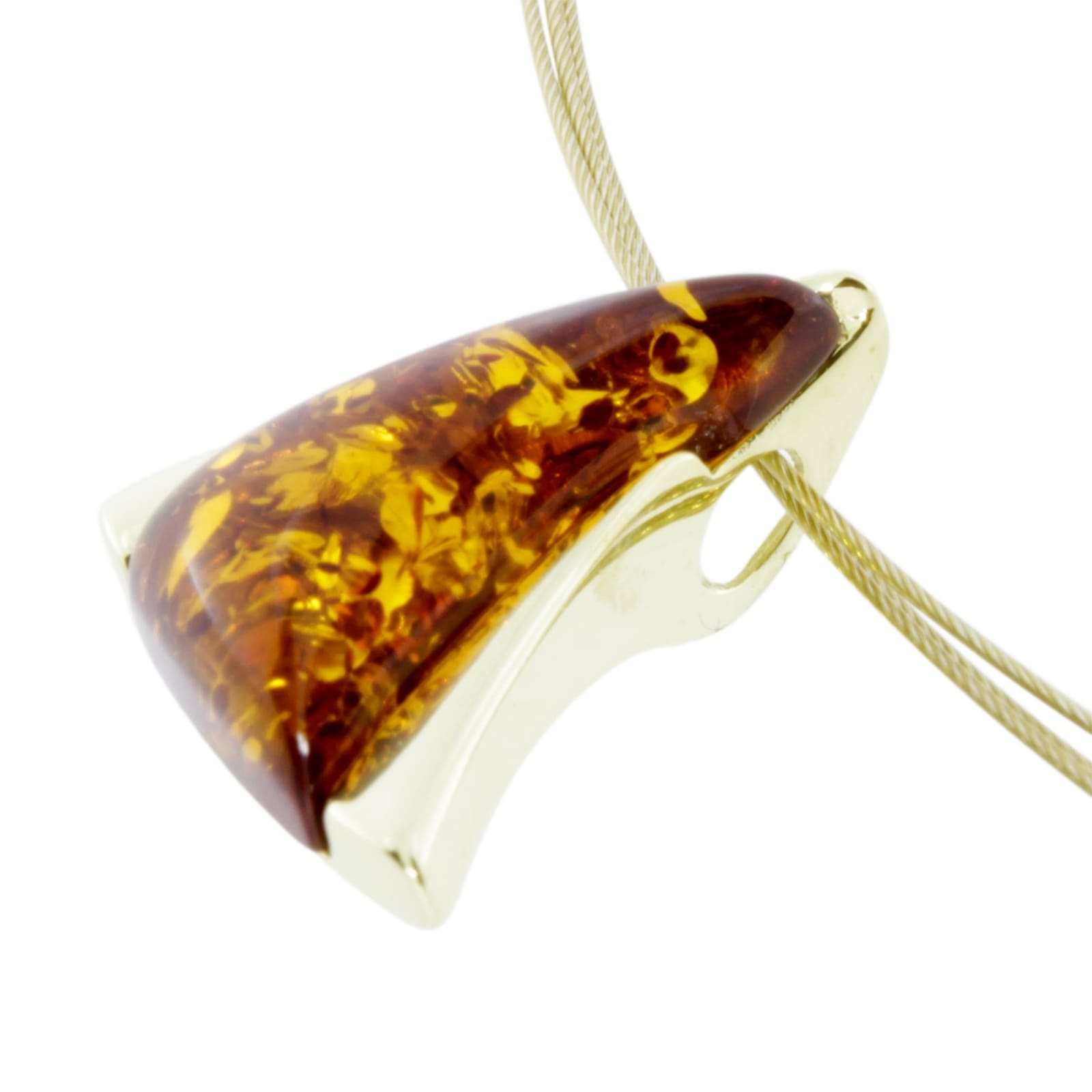 OSTSEE-SCHMUCK Kette mit Anhänger »Ostsee-Schmuck Halsreif mit Anhänger Gleiter-Imke 22«, (2 tlg.)