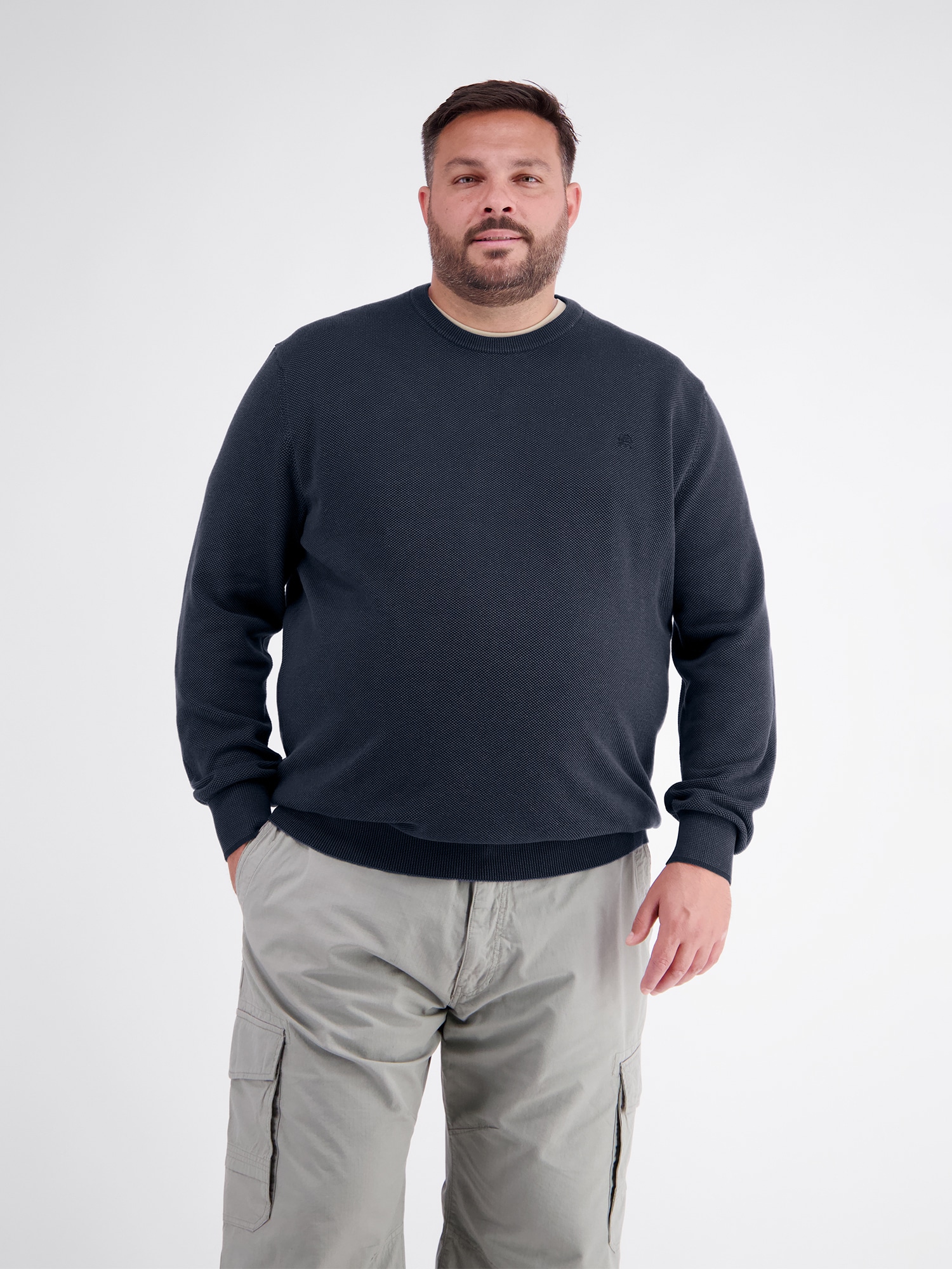 LERROS Sweatshirt "Sweatshirt in sportlicher 2-Tone-Optik"