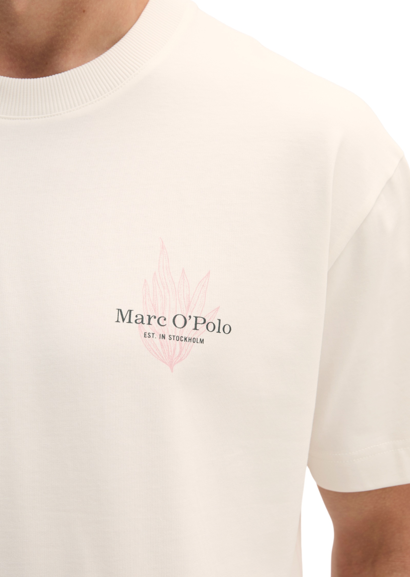 Marc O'Polo T-Shirt »mit maritimer Rückenprint«