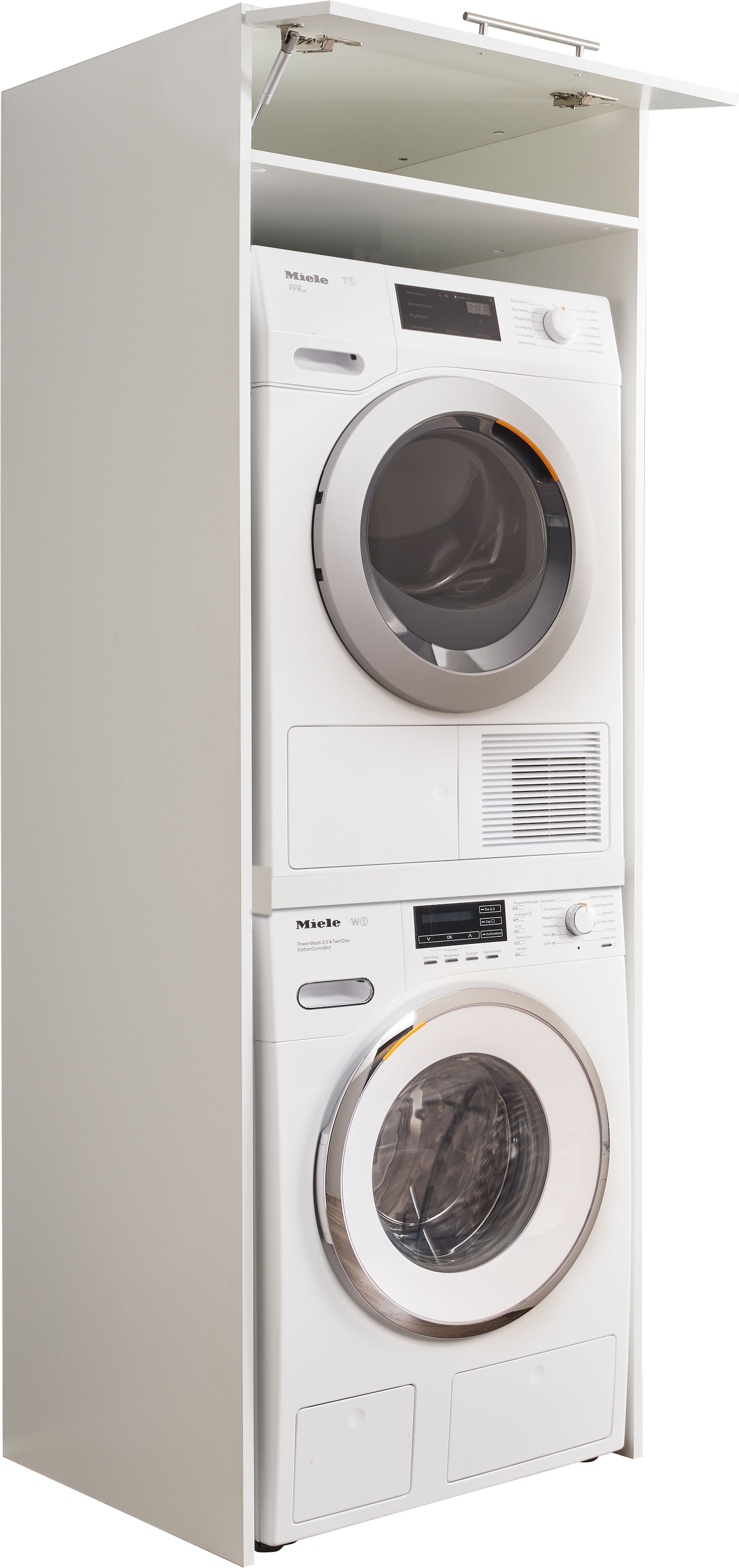 Laundreezy Waschmaschinenumbauschrank »LAUNDREEZY LDL« Topseller, Breite 67,5 cm, höhenverstellbare Füße, Soft-Close