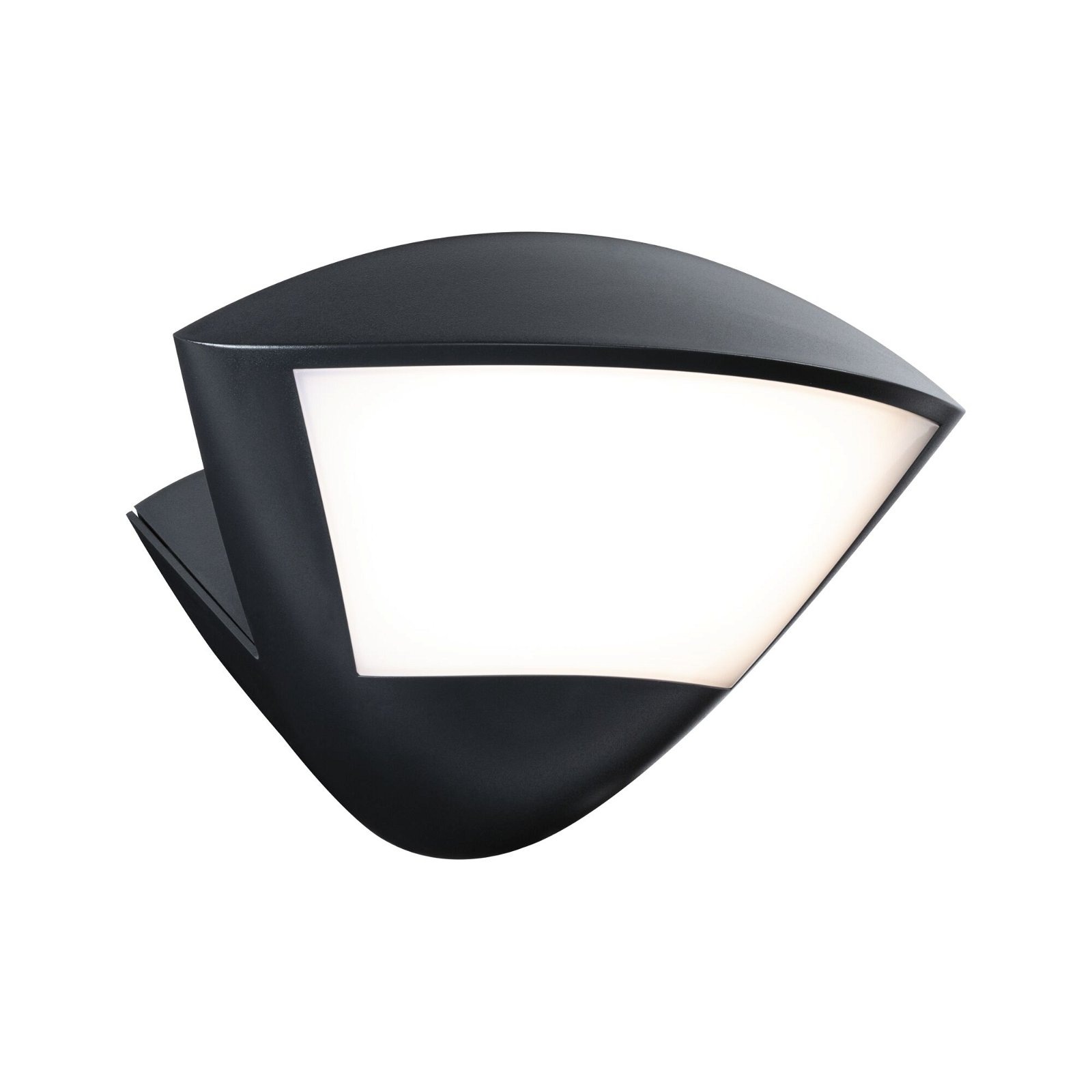 Paulmann LED Außen-Wandleuchte »Skyla IP44 226x164mm 10W 840lm 230V Anthrazit Aluminium«, 1 flammig, Smart Home Zigbee 3.0 Bewegungsmelder insektenfreundlich