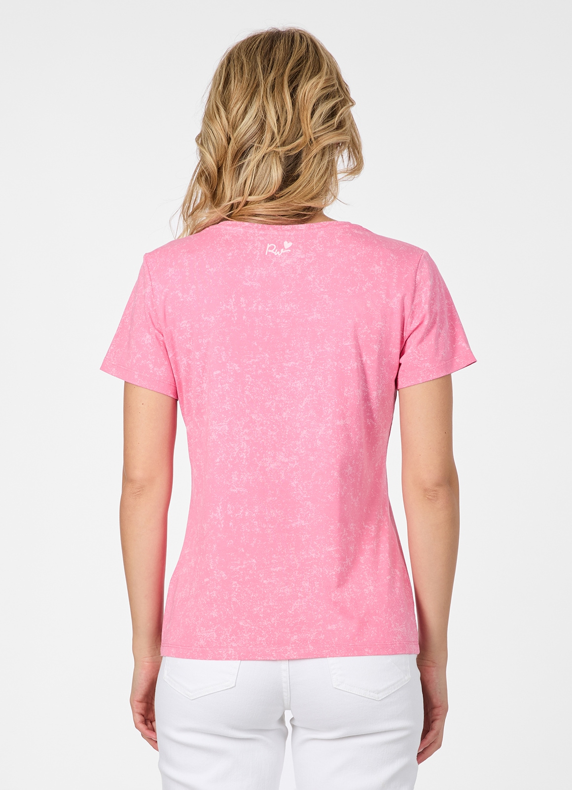 Ragwear Kurzarmshirt »MINTTA PRINT« Klassischer Fit aus Baumwolle  in ausgewaschener Optik mit Herz-Print