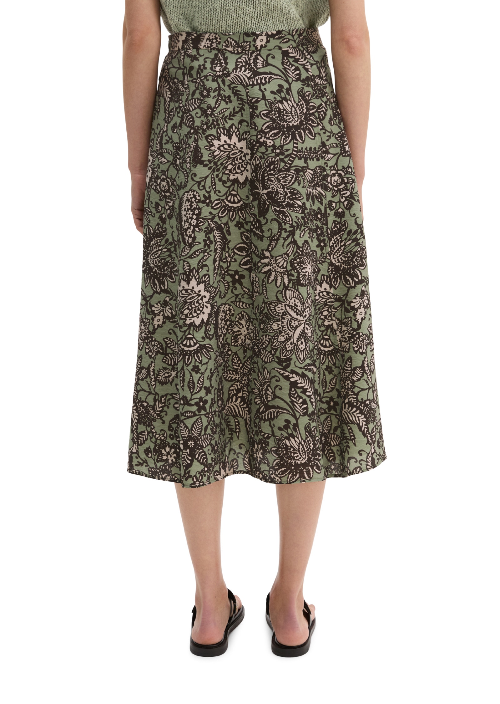 Marc O'Polo Webrock »aus glänzendem Viskose-Mix«