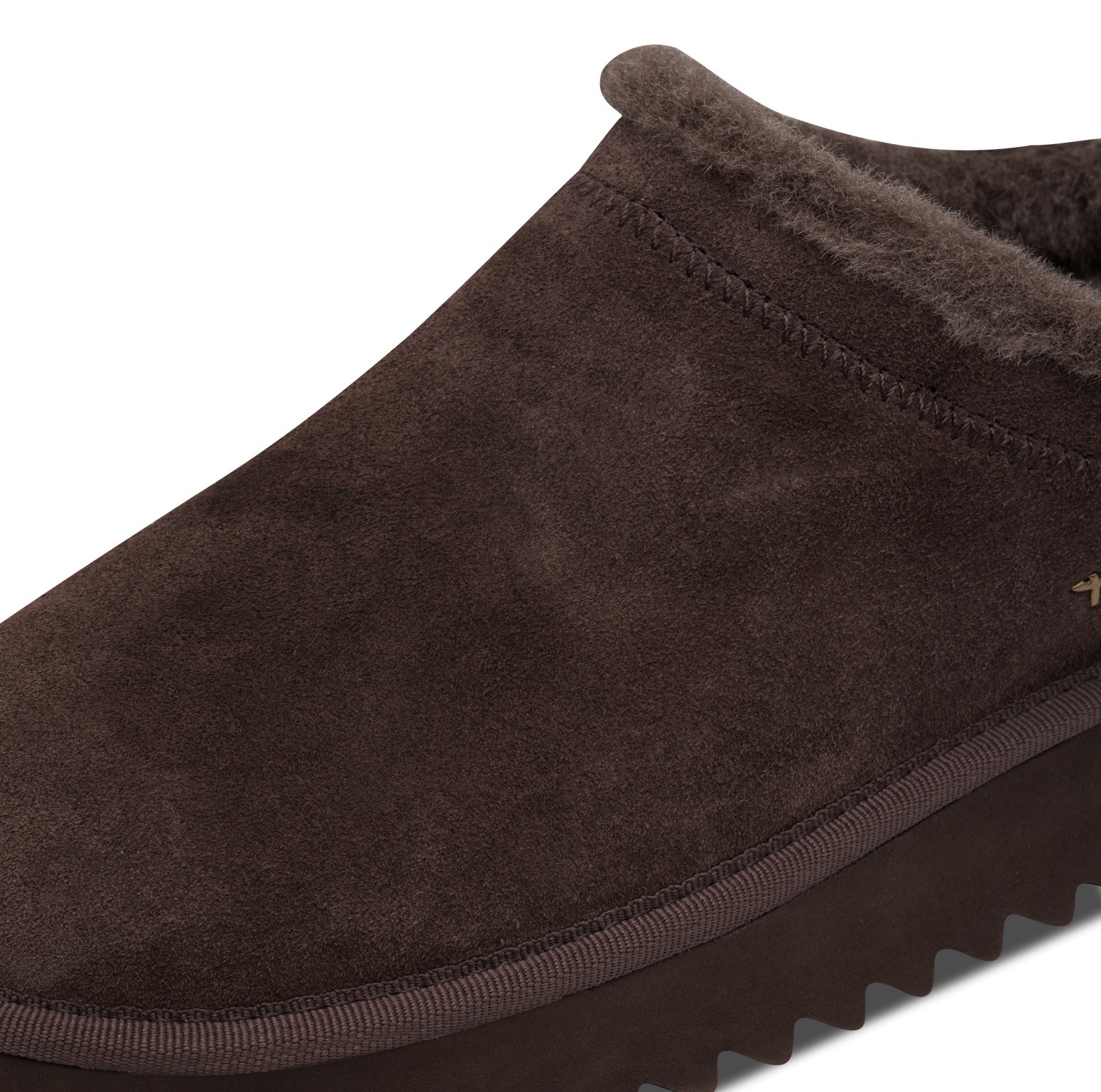 Tamaris Hausschuh, Clogs, Bequemschuh mit Fellimitat-Kragen