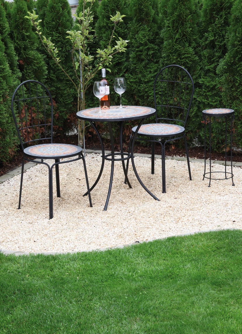 Garden Pleasure Gartenstuhl »Lascar«, (Set), 2 St., 2er Set, Stahl/Textil,  stapelbar kaufen | BAUR