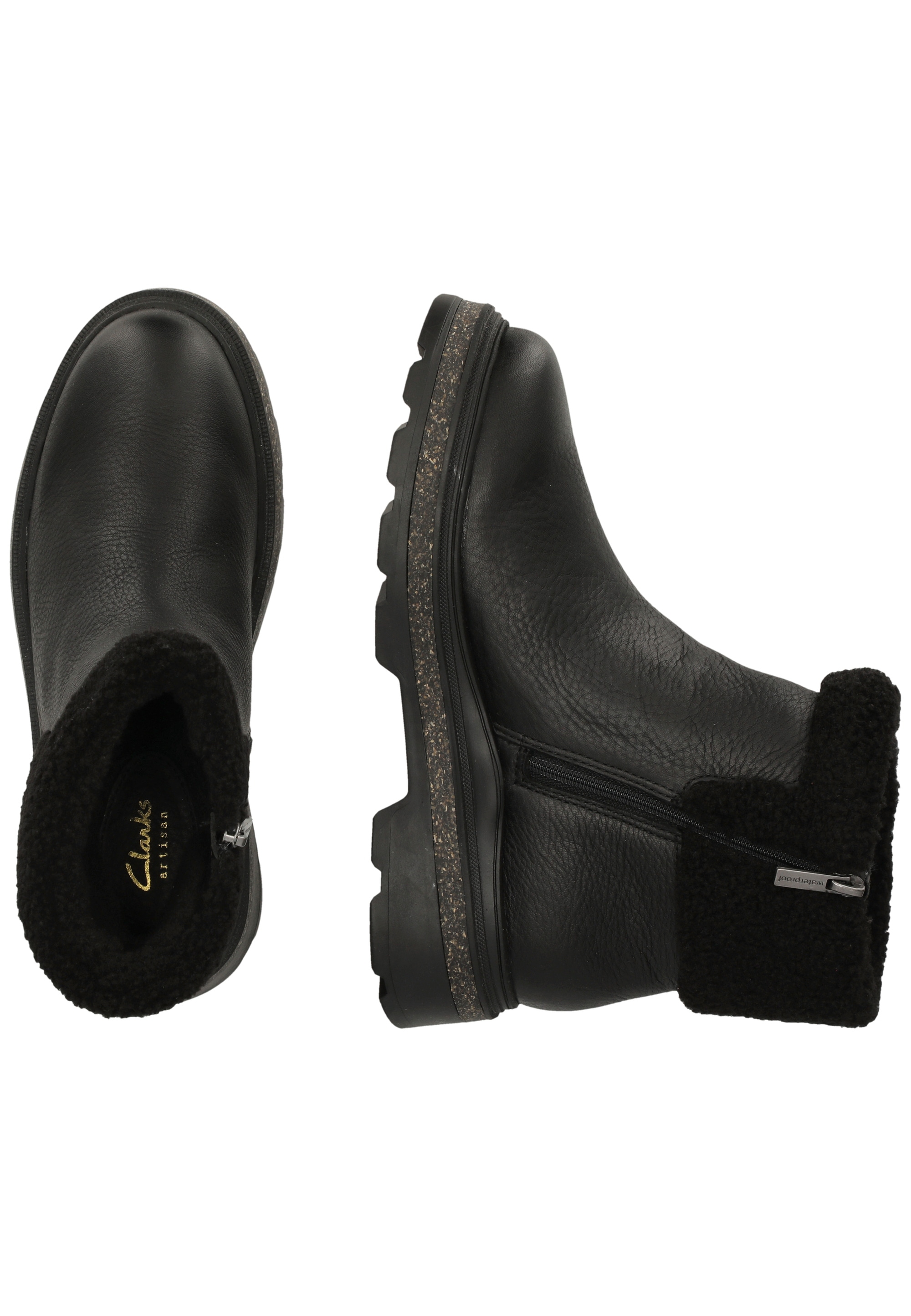 Clarks Stiefel »Hencroft Madi Waterproof«  mit federndem Contour Cushion-Fußbett
