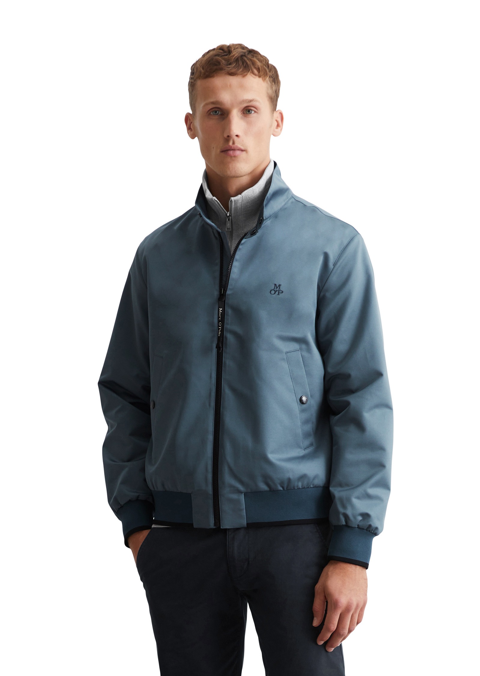 Marc OPolo Outdoorjacke "aus wasserabweisendem Micro-Canvas", ohne Kapuze günstig online kaufen