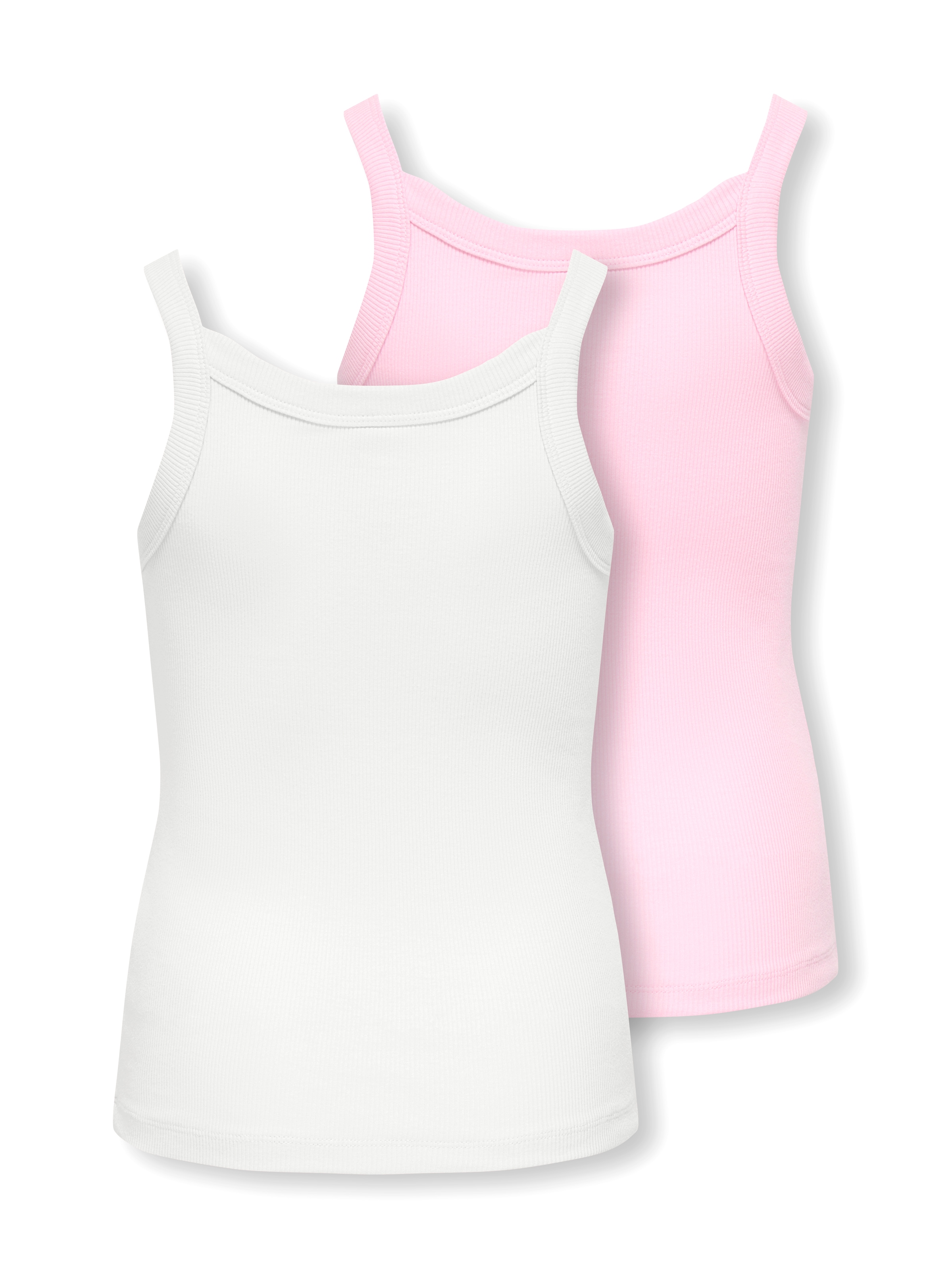 KIDS ONLY Trägertop »KOGJILL LIFE S/L TOP CS JRS 2-PACK« Packung, 2 Baumwollmischung, elastisch