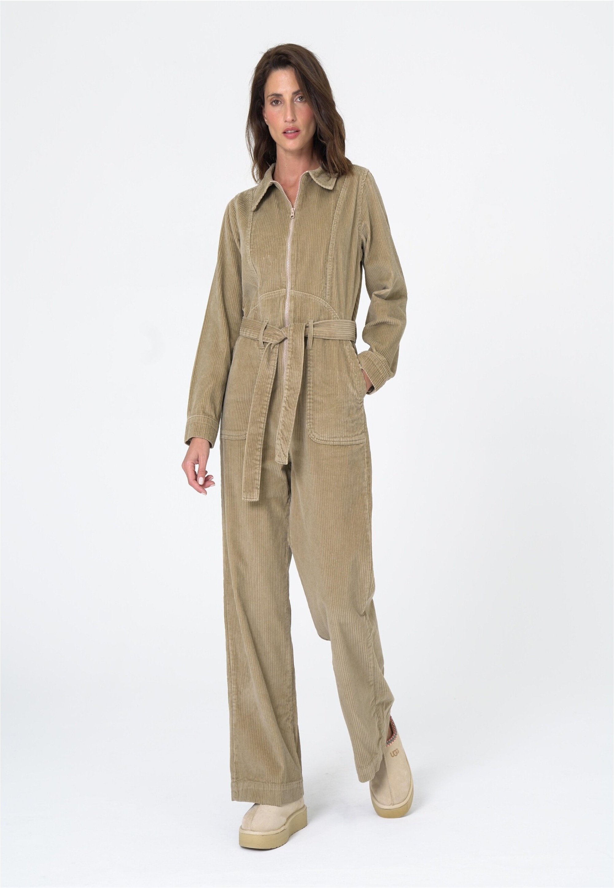 freshlions Jumpsuit "Gabriela" 1 Stk. tlg. mit Bindeband in der Taille günstig online kaufen
