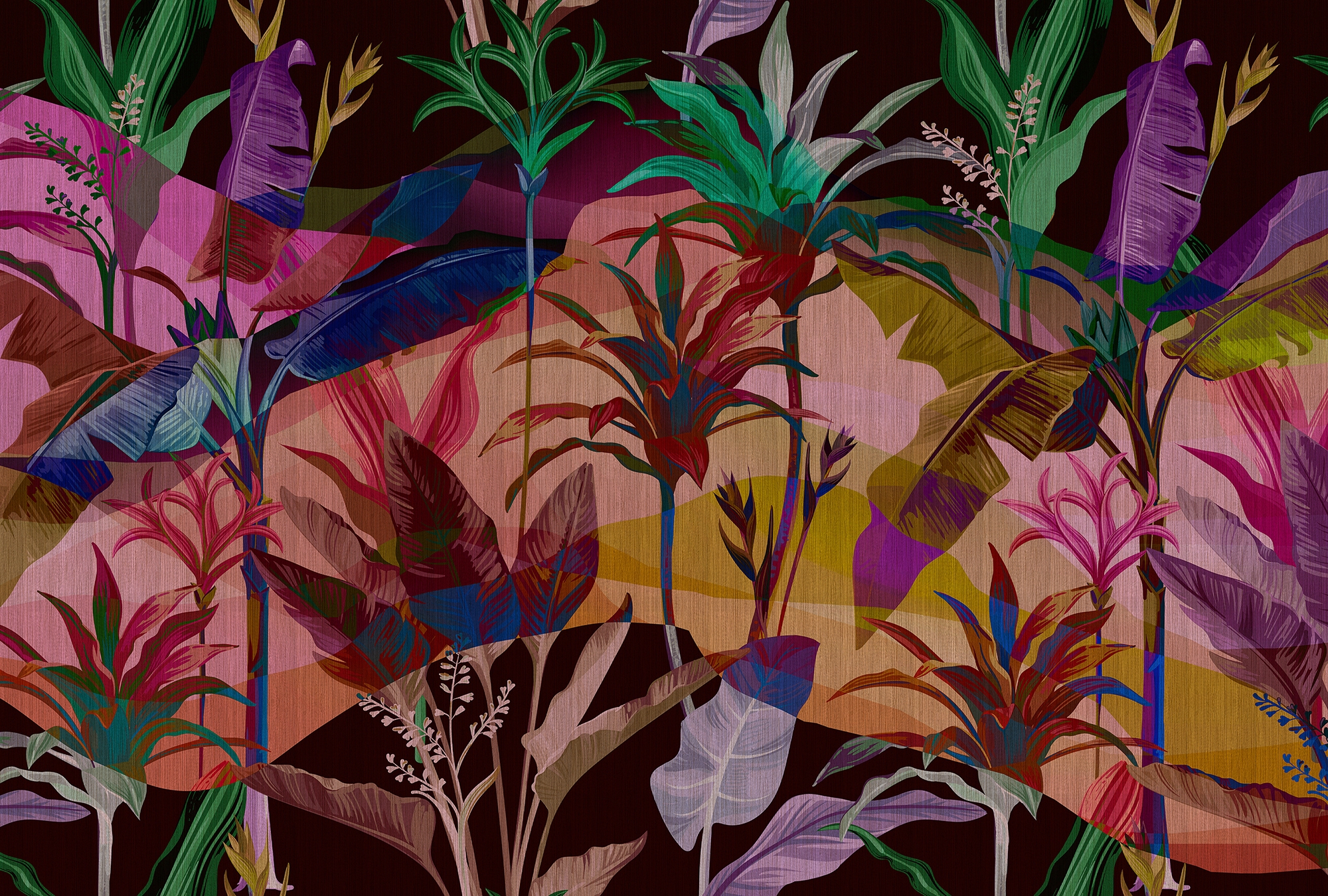 living walls Fototapete "Walls by Patel Palmyra" glatt Vlies, Wand günstig online kaufen