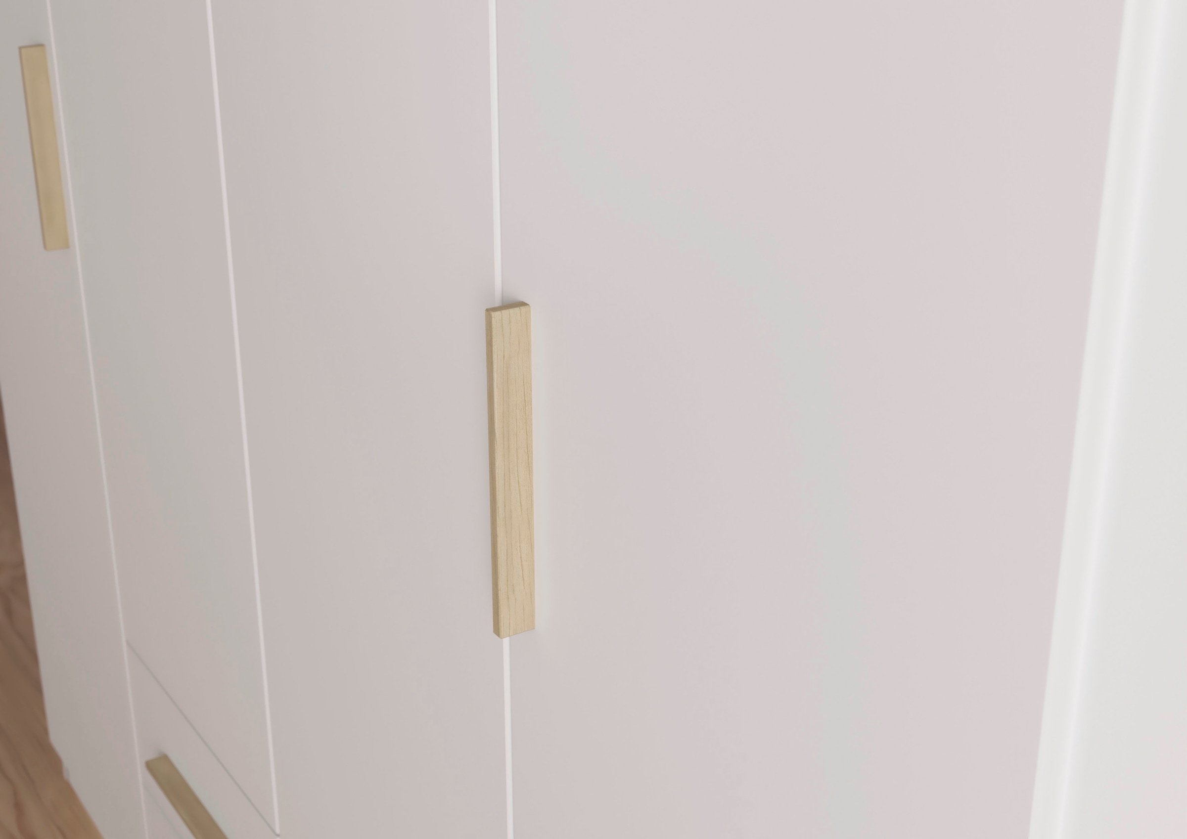 rauch Drehtürenschrank »Kleiderschrank Schrank Garderobe KREFELD optional mit Spiegel«, mit 3 Griff-Varianten, inkl. praktischen Schubladen MADE IN GERMANY