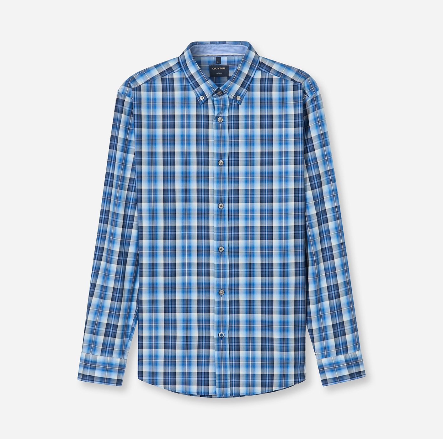 OLYMP Langarmhemd Freizeithemd, regular fit, Button-down-Kragen günstig online kaufen