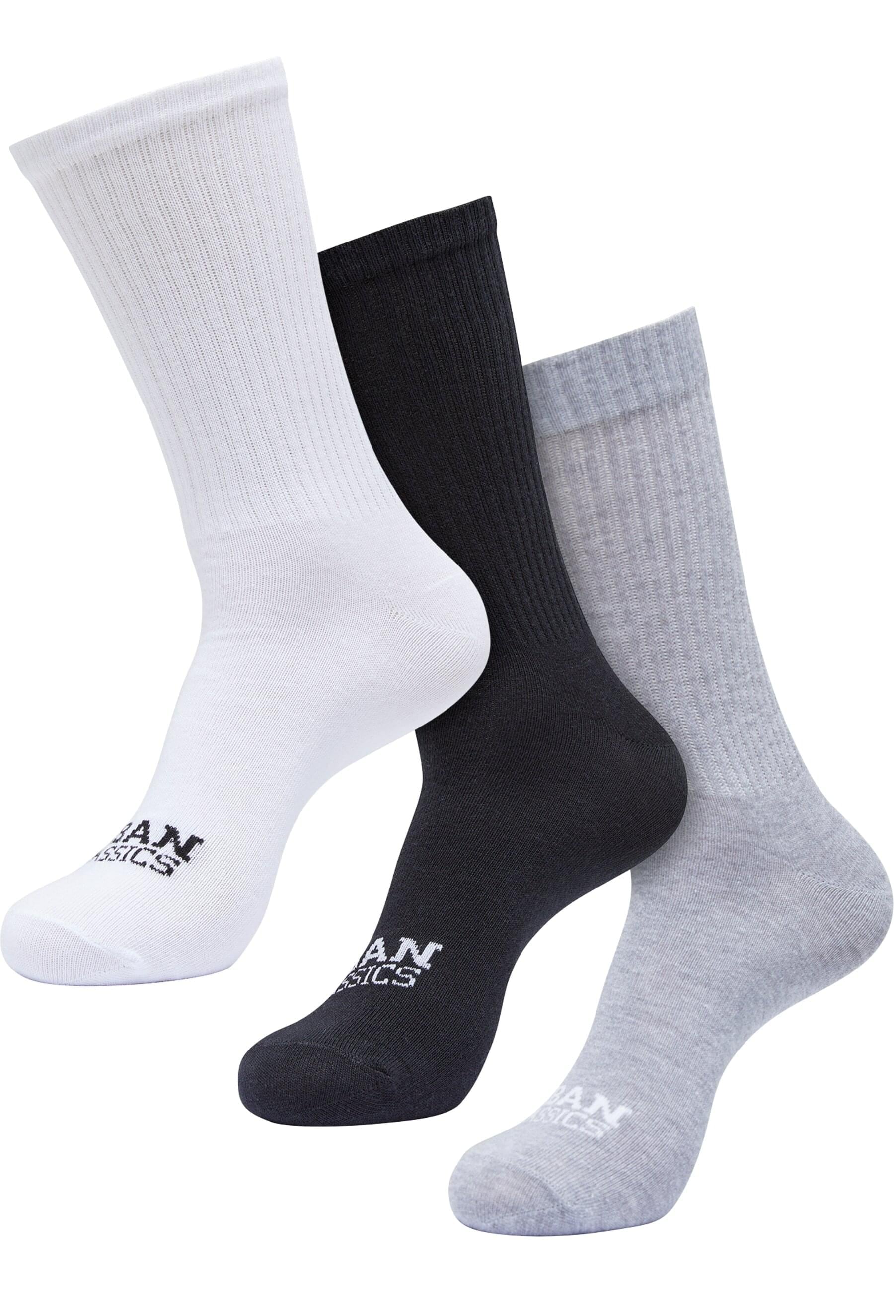 Basicsocken »Urban Classics Unisex Simple Flat Knit Socks 3-Pack«, (1 Paar)