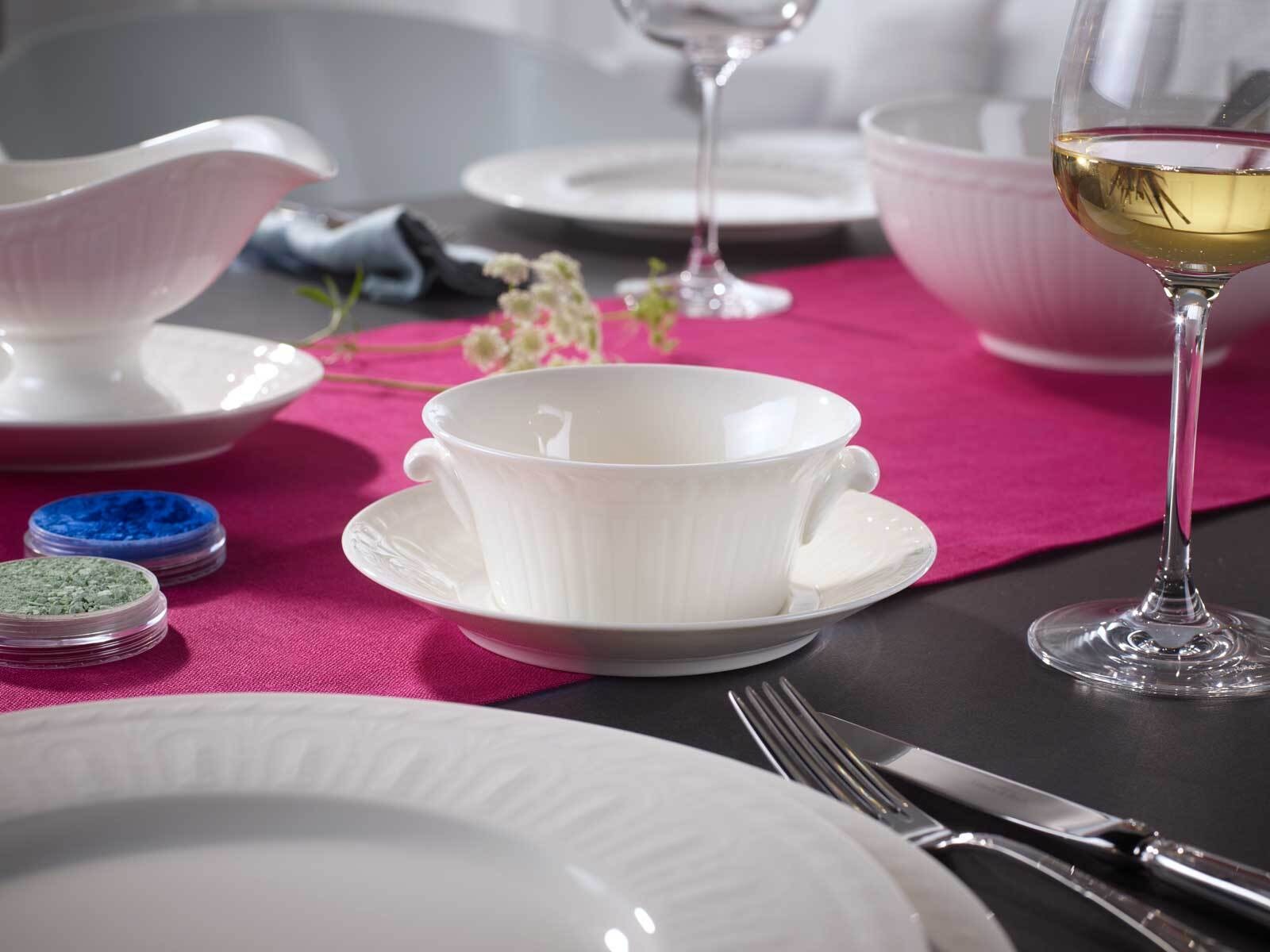 Villeroy & Boch Tasse "Suppentassen mit Untertassen Cellini 400 ml 6er Set günstig online kaufen