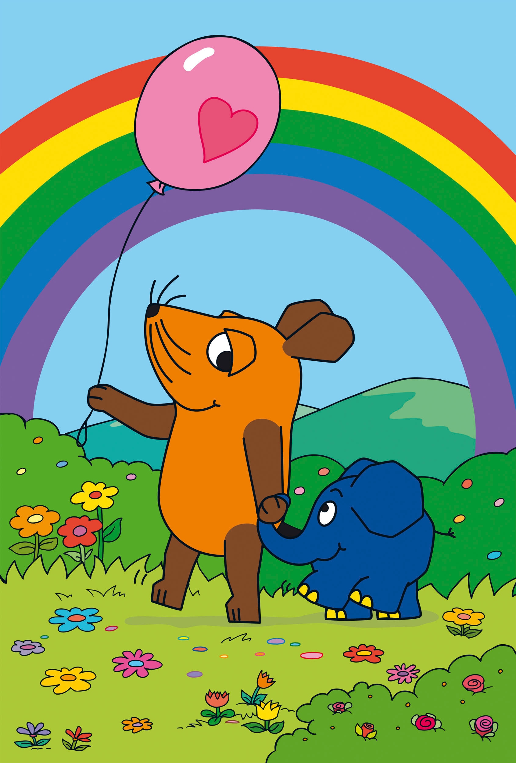 Schmidt Spiele Puzzle »Die Maus Gute Freunde«, (72 tlg.), 3x24 Teile