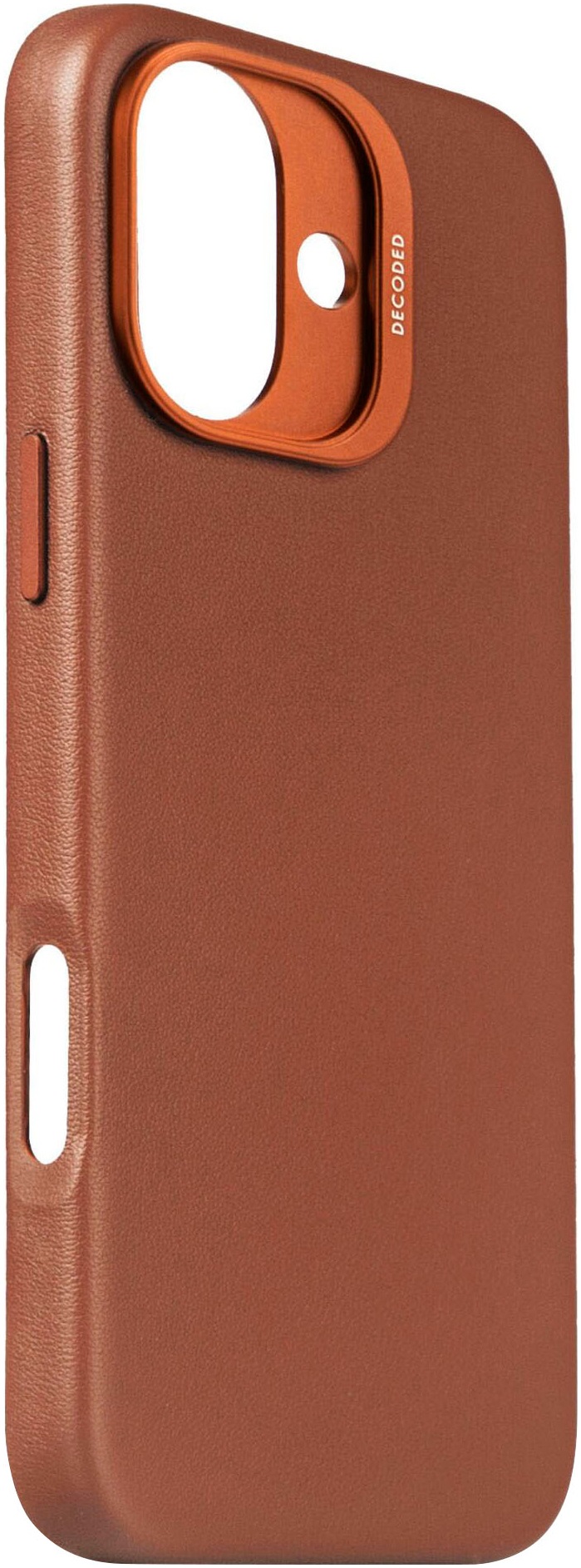 DECODED Smartphone-Hülle »Leather Backcover iPhone 16 Plus«, Smartphones