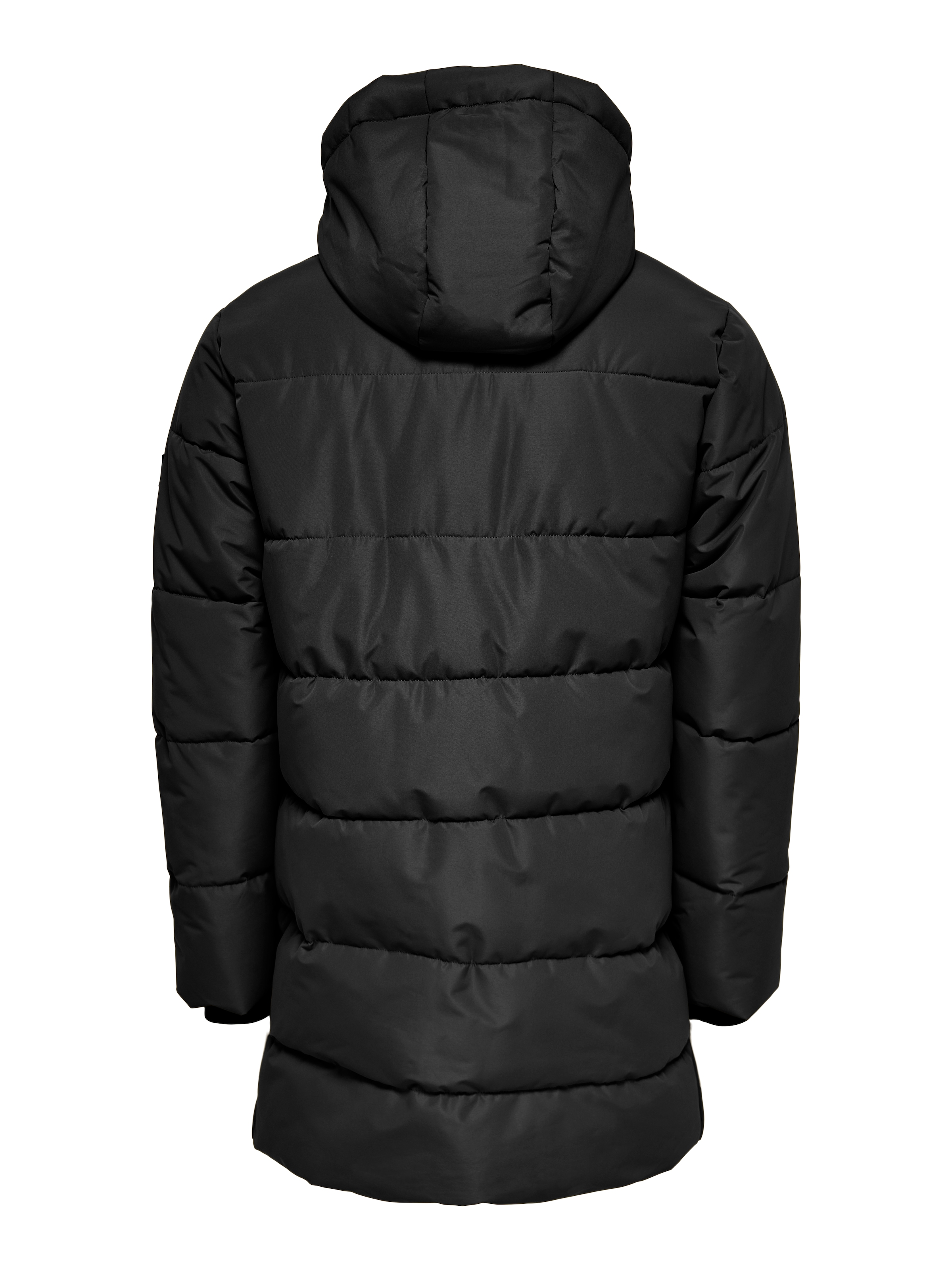ONLY & SONS Steppjacke »ONSCARL LIFE LONG QUILTED COAT NOOS OTW« mit Kapuze
