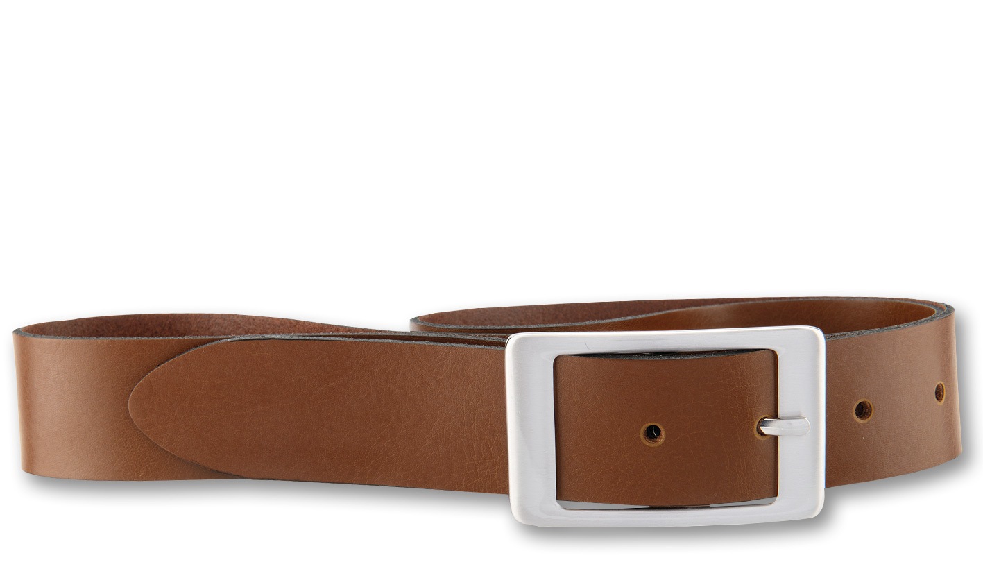 BERND GÖTZ Ledergürtel "Ledergürtel mit abgerundeter Rechteckschließe" günstig online kaufen