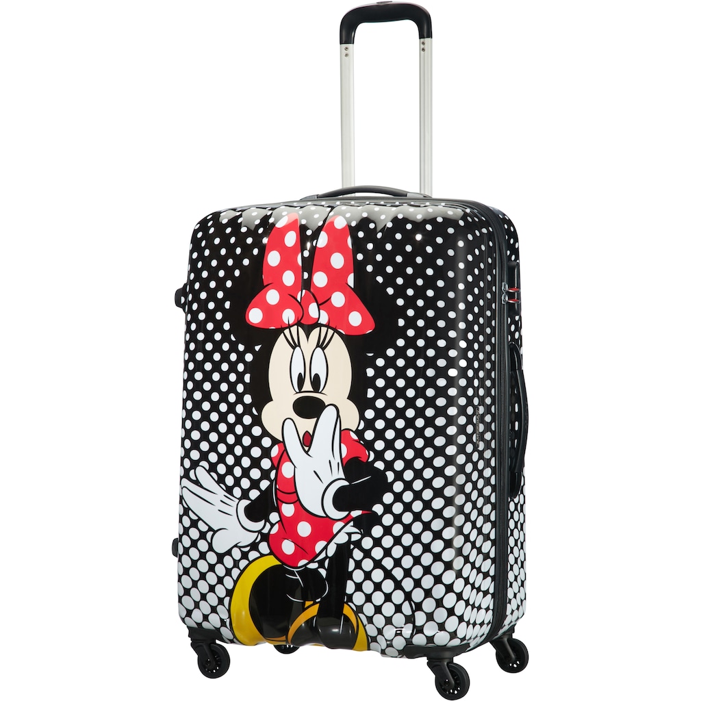 American Tourister® Hartschalen-Trolley »Disney Legends, Minnie Mouse Polka Dots, 75 cm«, 4 Rollen