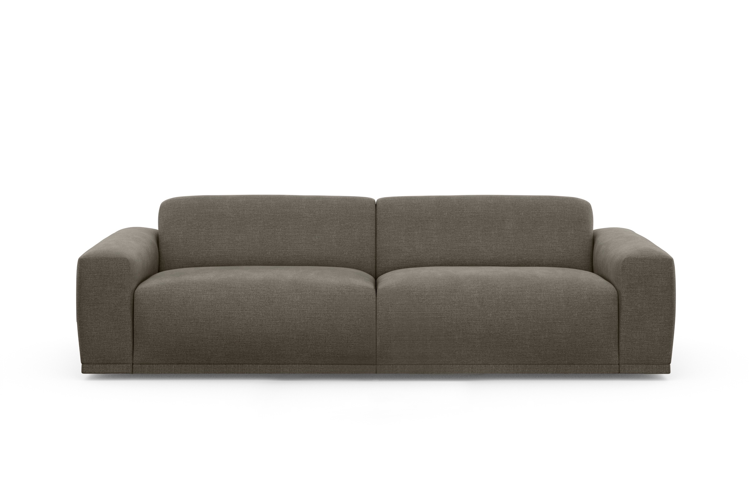TRENDMANUFAKTUR Big-Sofa »Braga, mit hochwertigem Kaltschaum, Megasofa, in Cord erhältlich«, modernes Big-Sofa, Couch mit hohem Sitzkomfort, 254/72/107 cm (B/H/T)