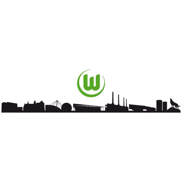 Wall-Art Wandtattoo mit »VfL BAUR kaufen (1 Logo«, St.) | Skyline Wolfsburg