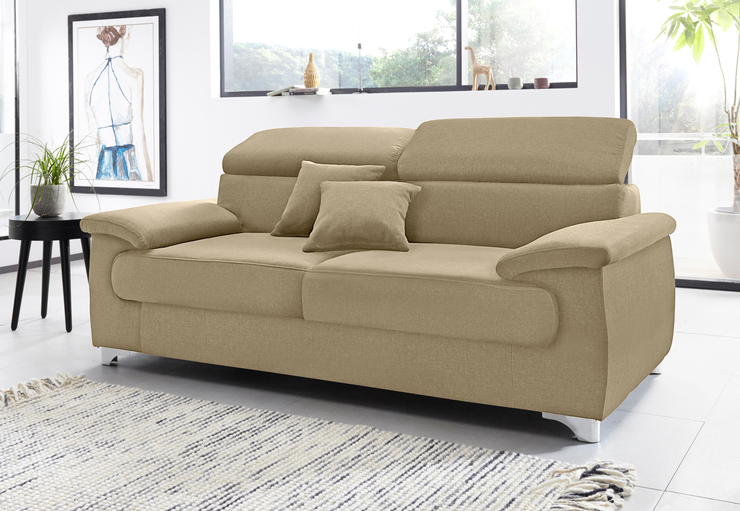 DOMO collection "Mira inklusive Kopfteilverstellung für mehr Wohlfühlkomfor günstig online kaufen