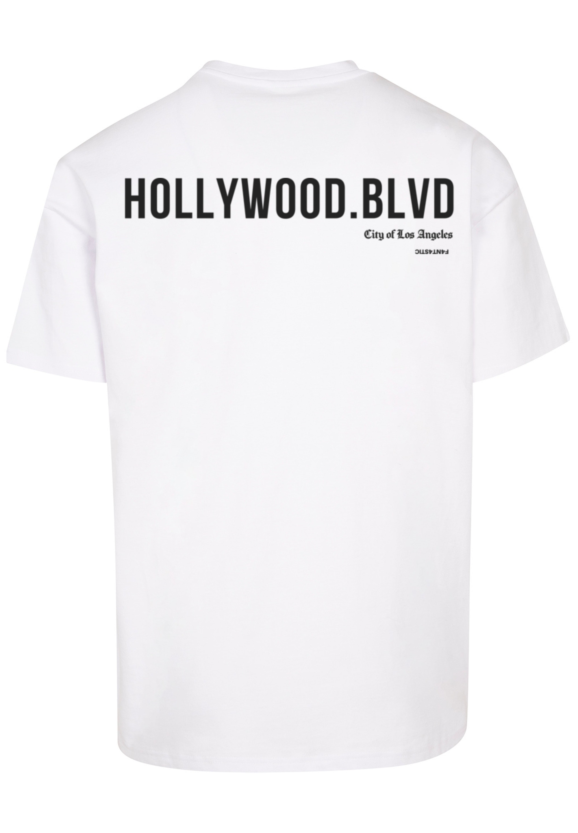 F4NT4STIC T-Shirt »Hollywood blvd OVERSIZE TEE«, Print