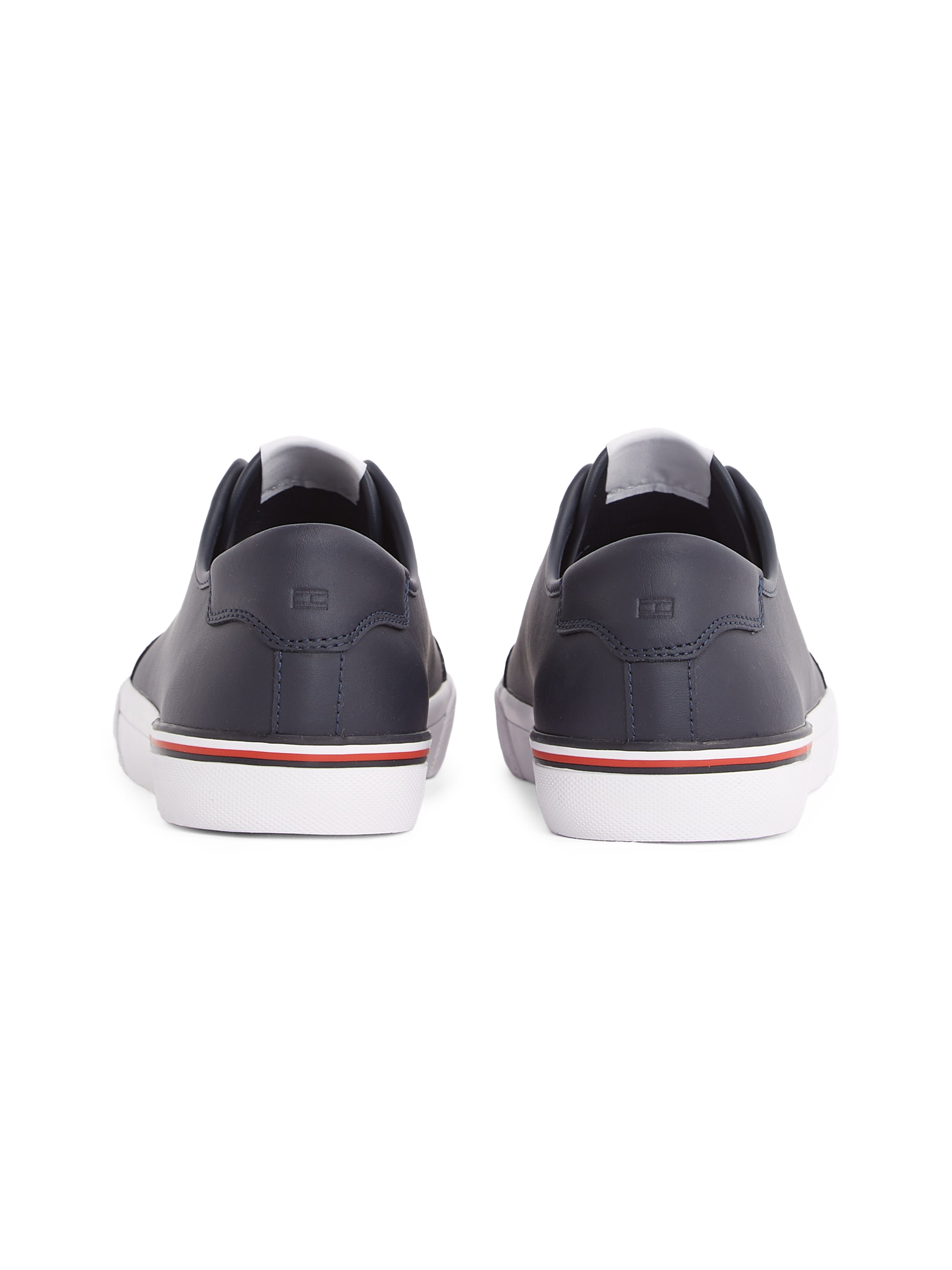 Tommy Hilfiger Sneaker »CORE CORPORATE VULC LEATHER«, Freizeitschuh, Halbschuh, Schnürer mit Logoschriftzug