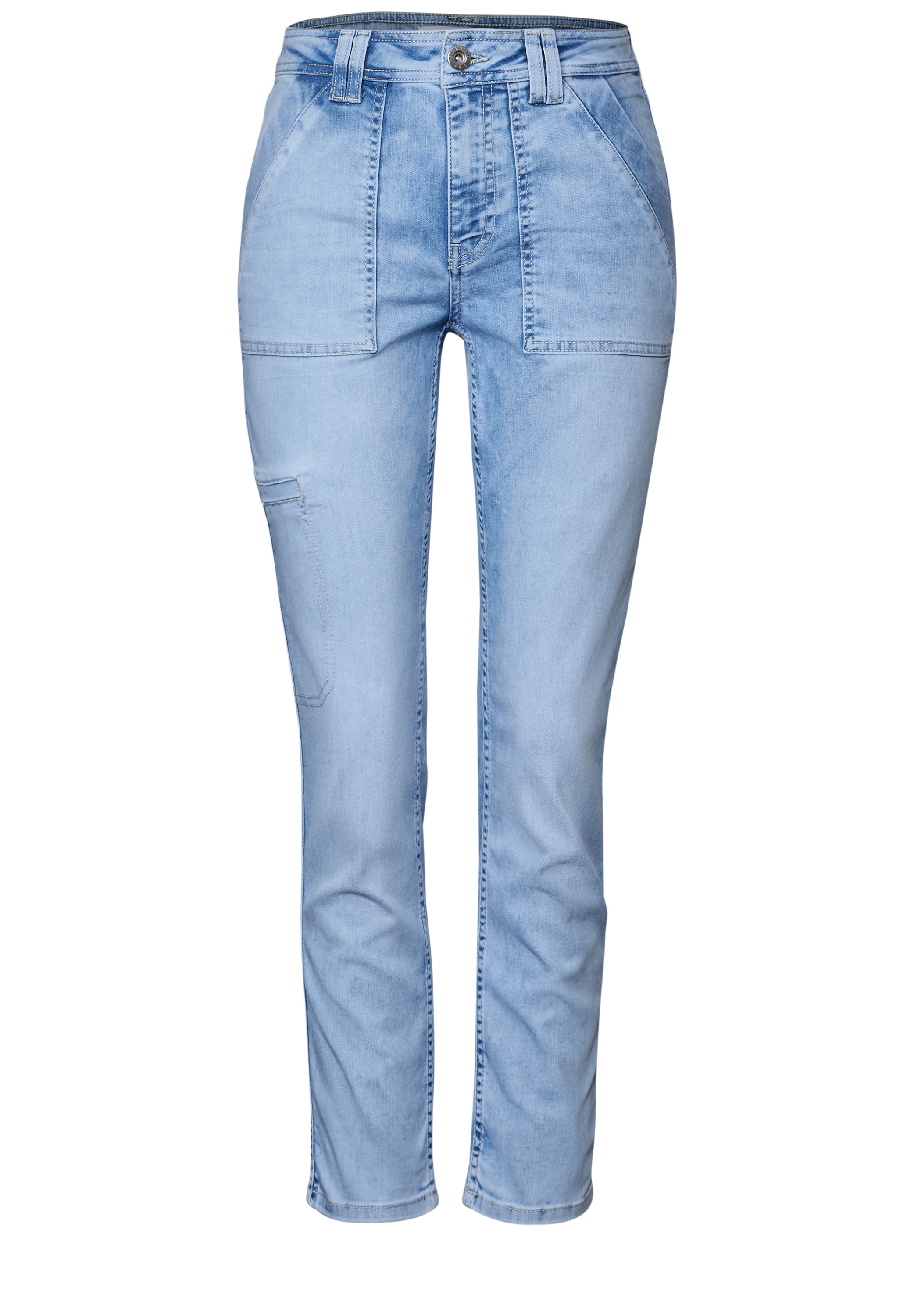 STREET ONE Relax-fit-Jeans, im Cargo-Look