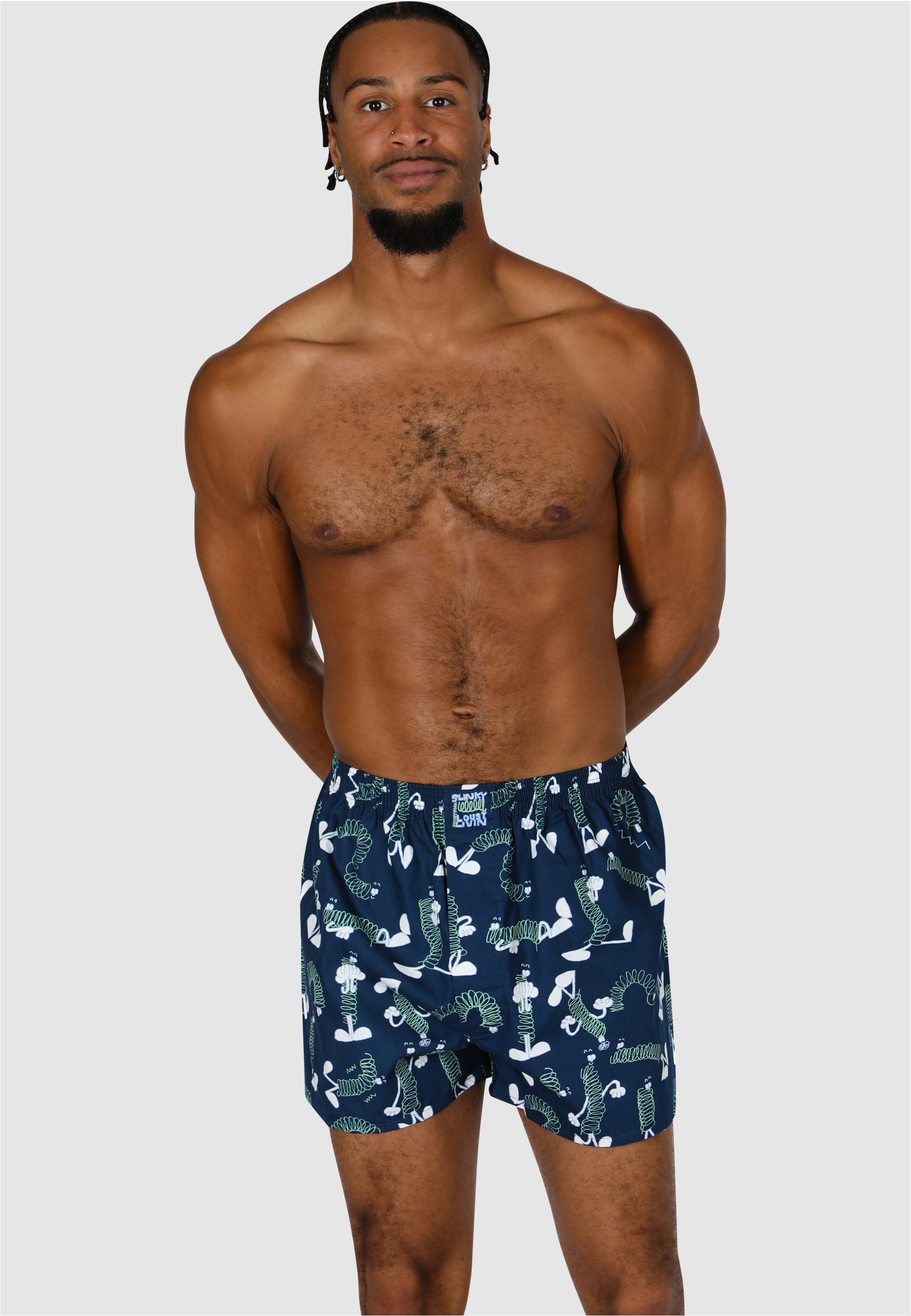 Lousy Livin Boxershorts »Slinky« 2 Stk. mit lässigen Allover-Prints