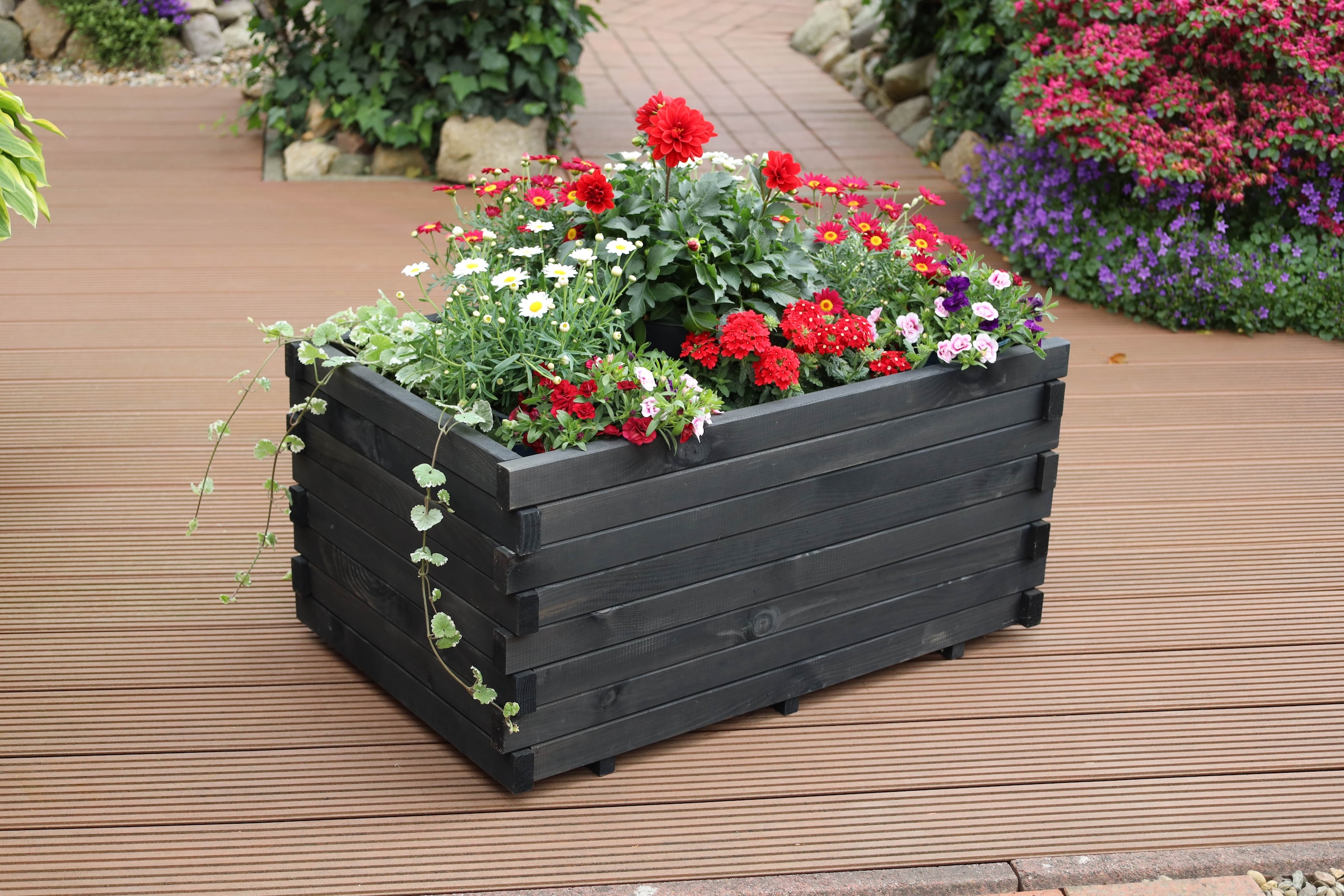 promadino Blumenkasten »Siena«, BxTxH: 80x50x39 cm