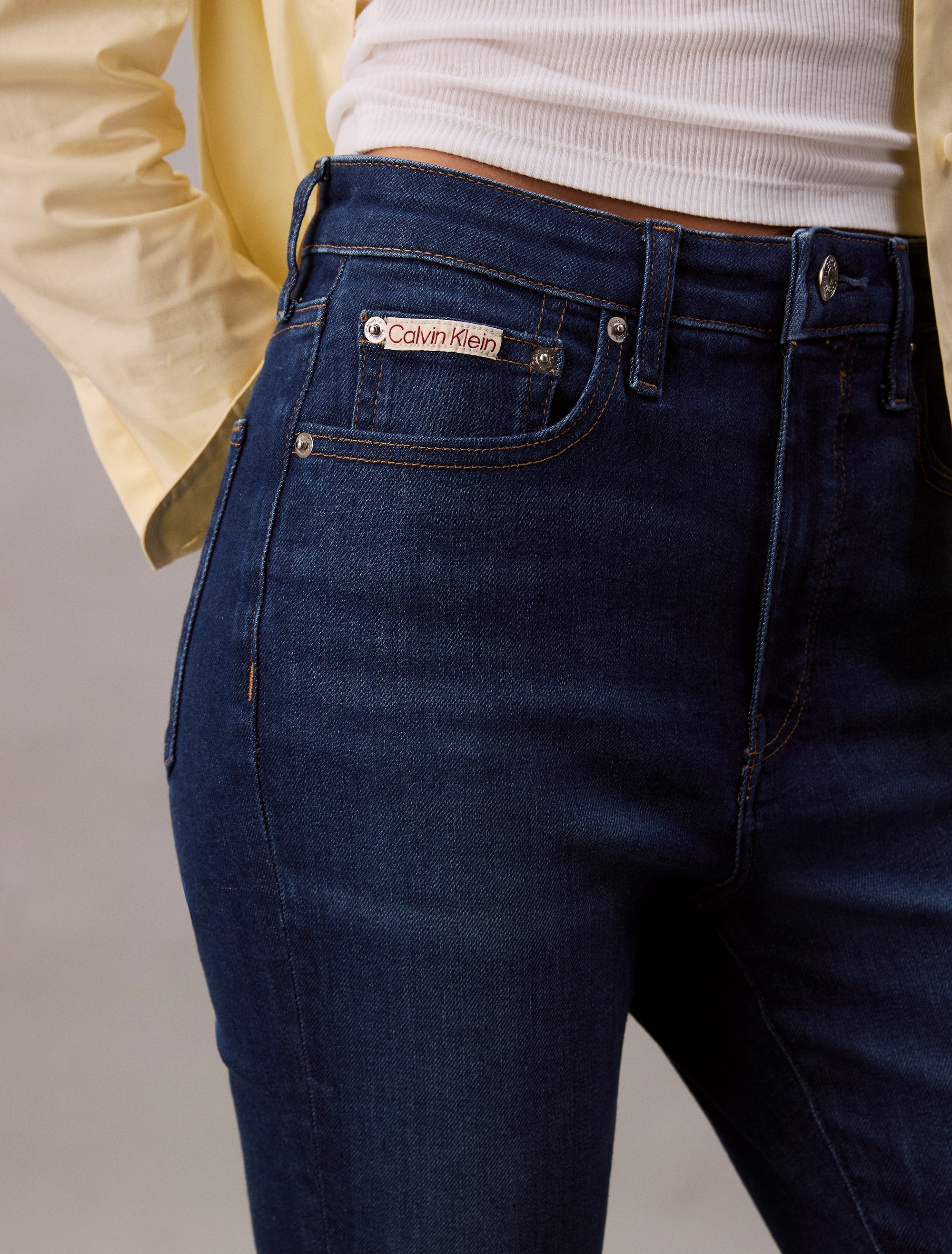 Thumbnail - Calvin Klein Jeans Skinny-fit-Jeans "HGH RS SKNNY ANKL JN" Mit Gürtelschlaufen