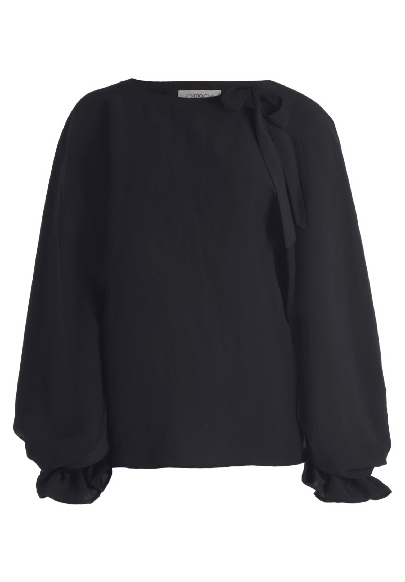 Cartoon Schlupfbluse "Damen mit Schleifenknoten" günstig online kaufen