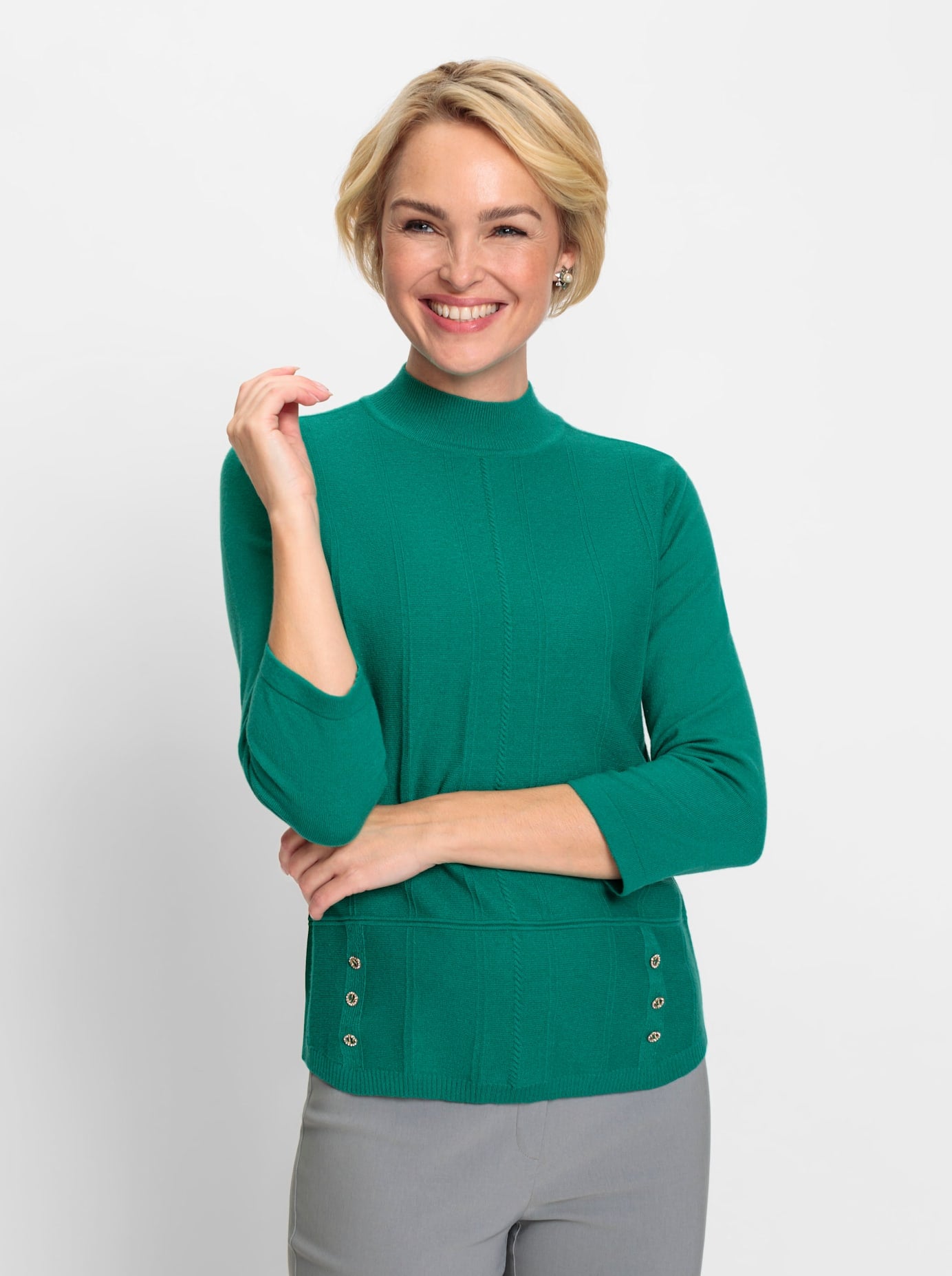 Classic 3/4 Arm-Pullover »Pullover«
