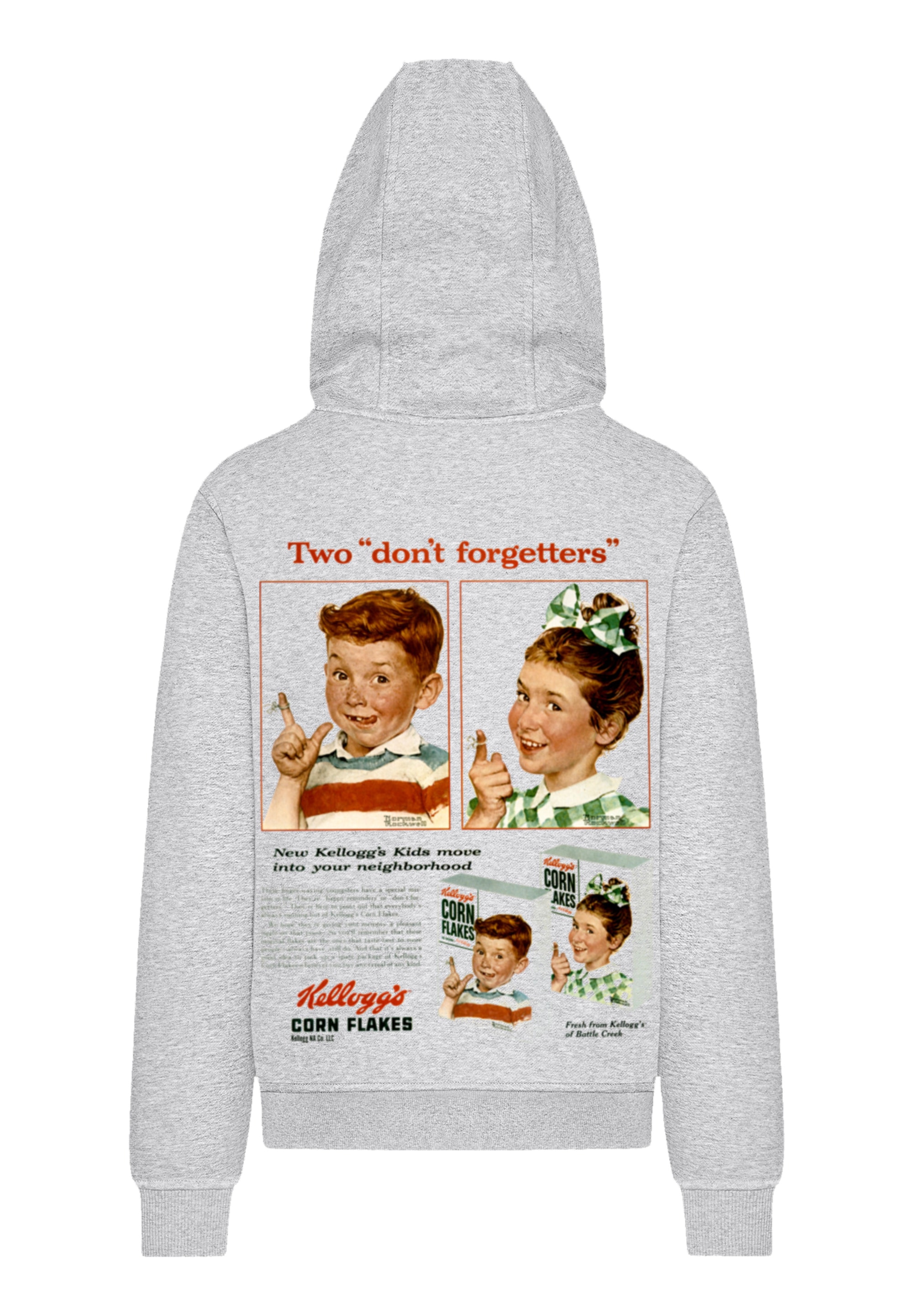 Thumbnail - F4NT4STIC Kapuzenpullover "Kelloggs Corn Flakes Cereal Box Children Retro" Premium Qualität