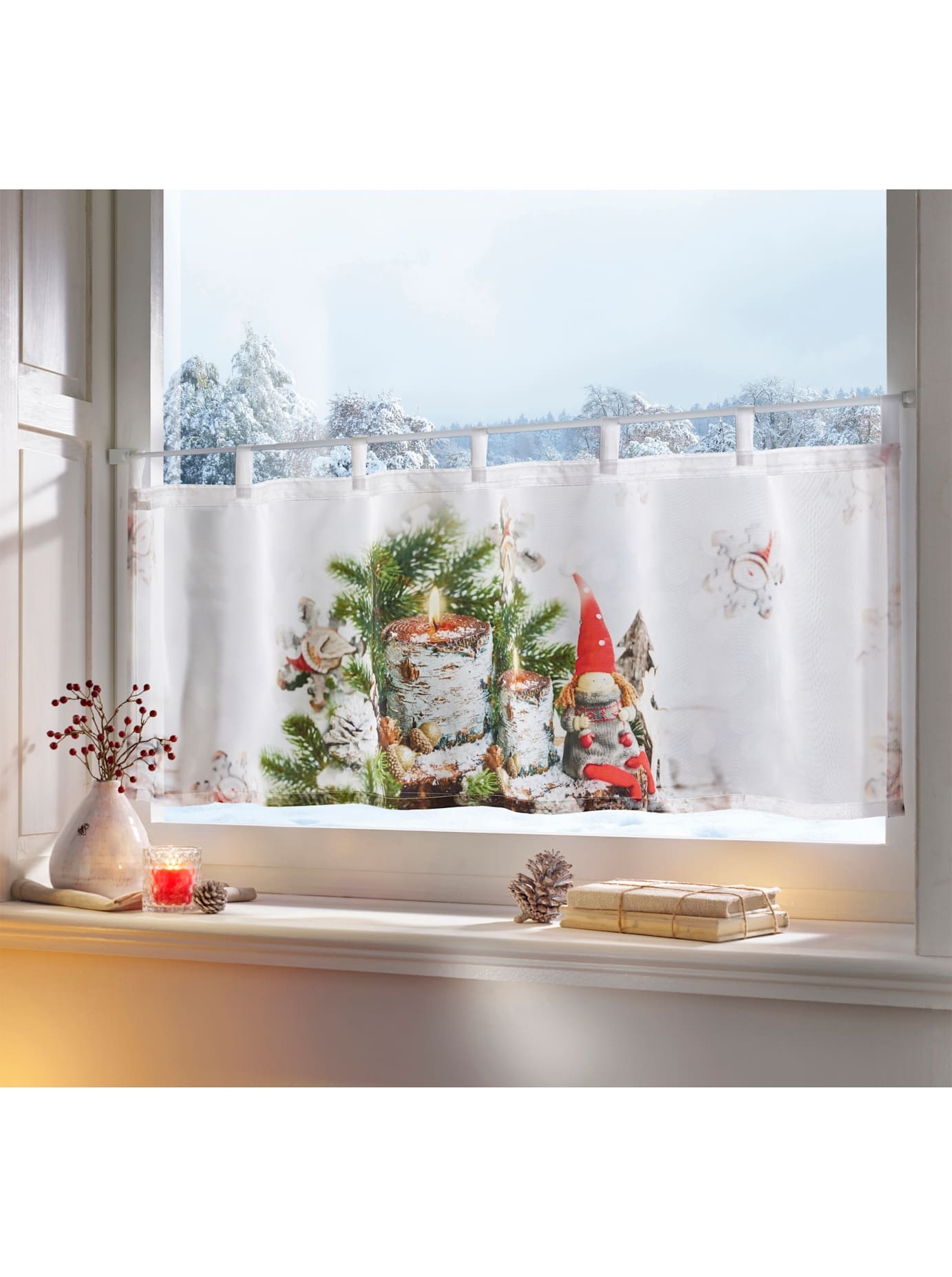 heine home Querbehang Schlaufen 1 Stk. tlg. günstig online kaufen