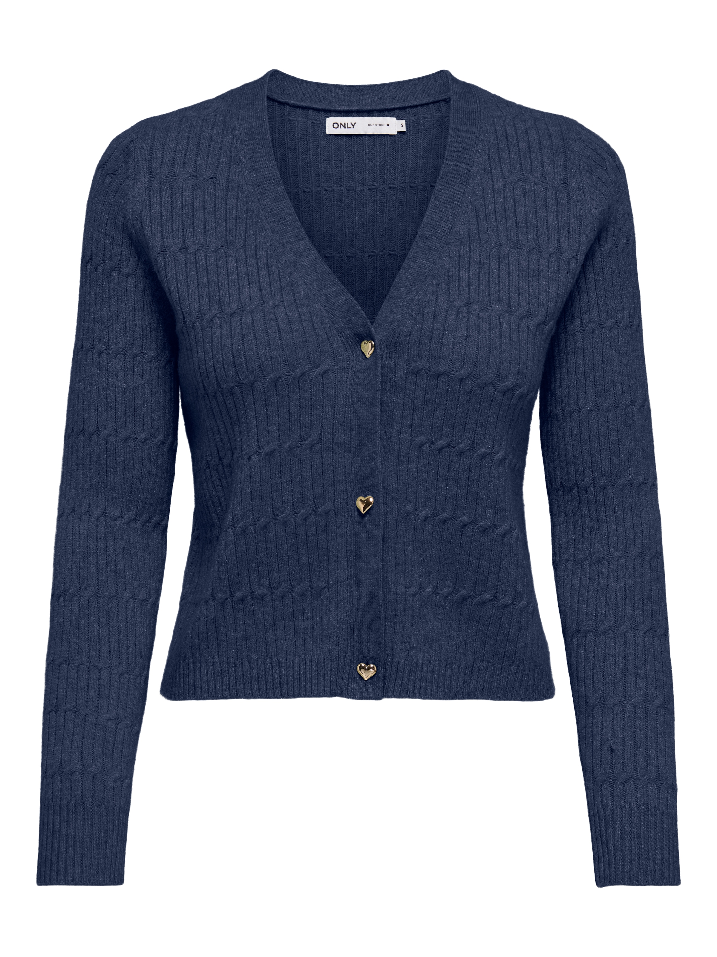 ONLY Strickjacke "ONLKATIA LS CABLE V-NECK CARDIGAN CC KNT" günstig online kaufen