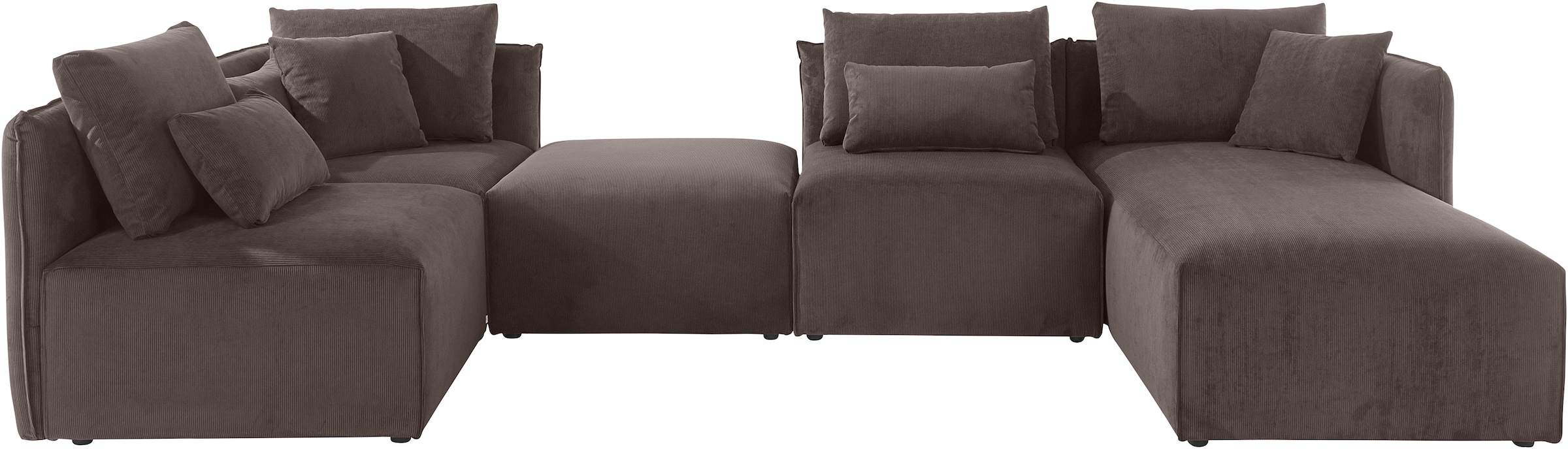 OTTO home Wohnlandschaft "Nöre U-Form" 5 Teile, in vielen Bezugsqualitäten günstig online kaufen