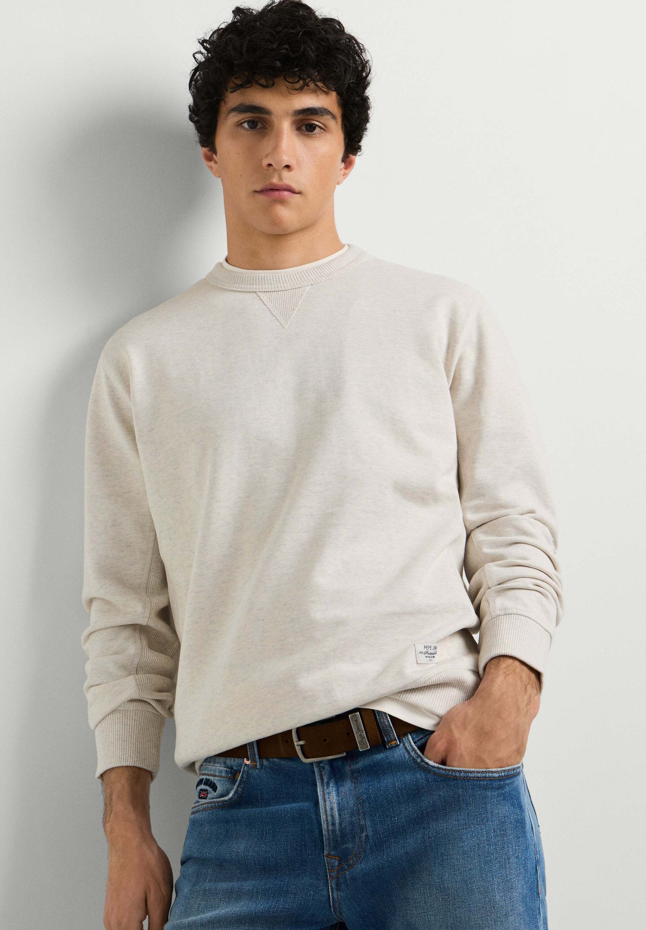 Pepe Jeans Strickpullover "cardigan JASPER MELANGE CREW"