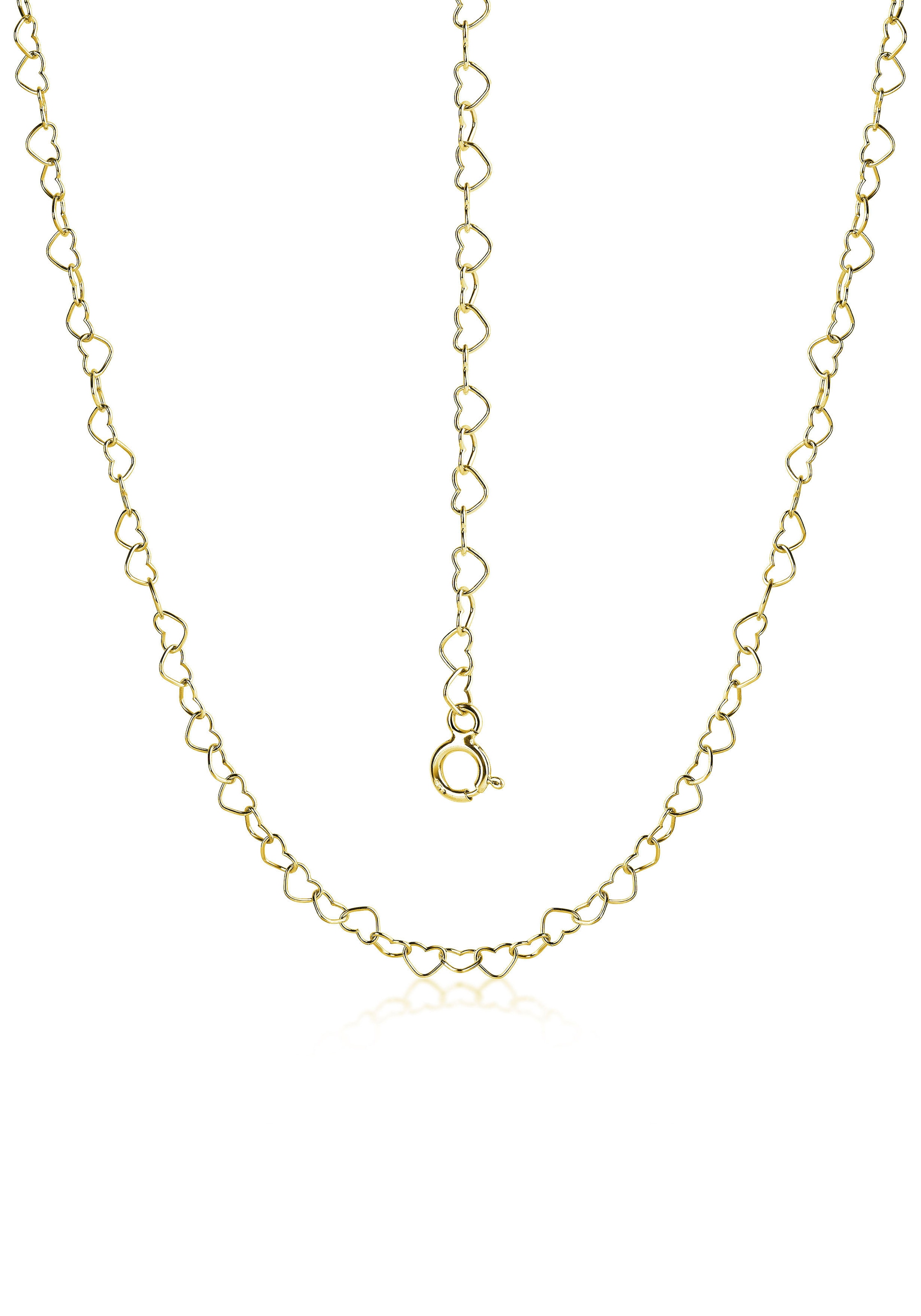 Kette ohne Anhänger FIRETTI "Schmuck Geschenk Silber 925 Halsschmuck Halskette Fantasie" Gr. 45, gold (gelbgoldfarben), Halsketten, Damen, 45, Silber 925 (Sterlingsilber), B: 3mm, Made in Germany, B:3mm