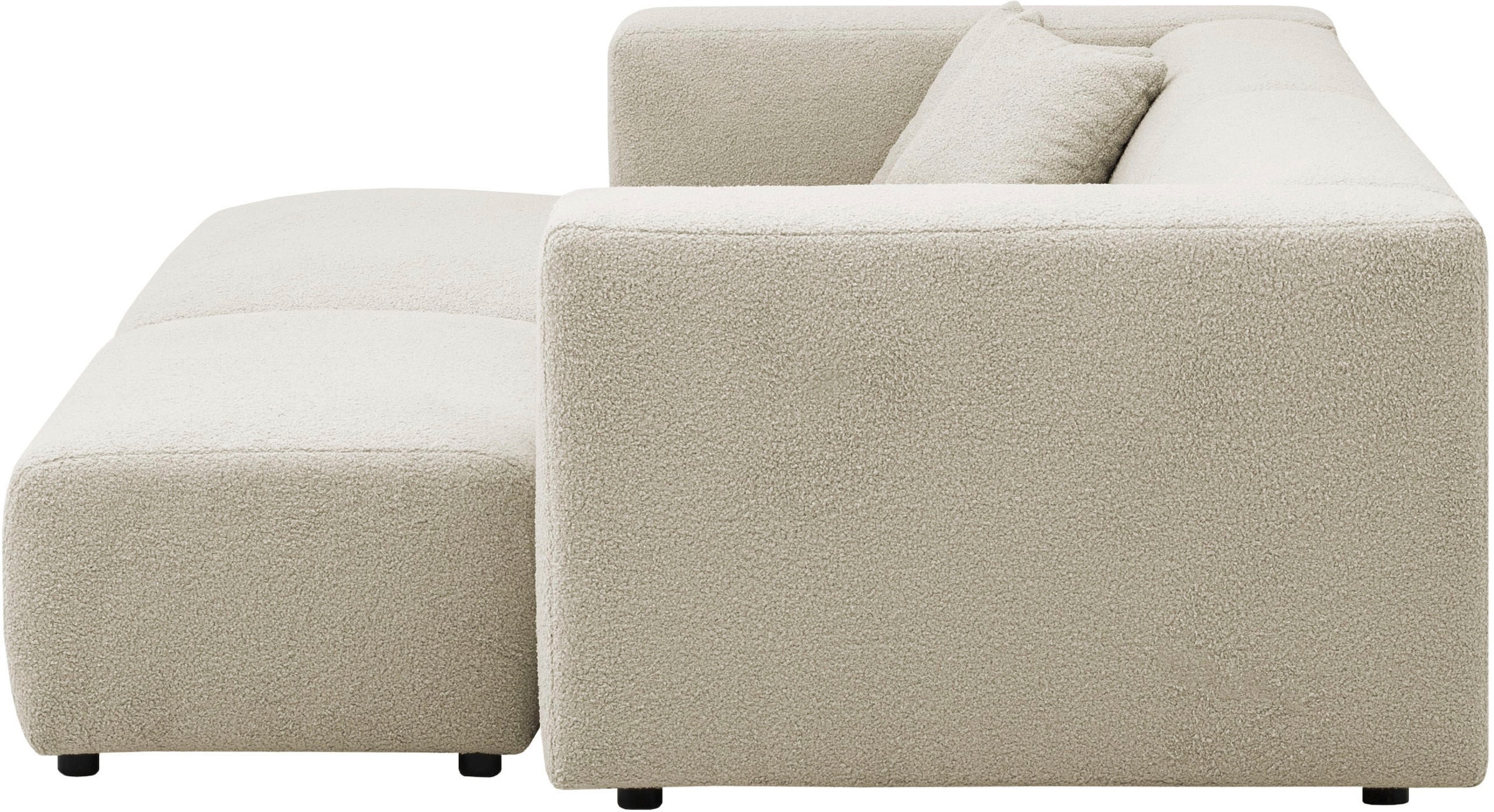 andas Polsterecke »BAKELS, Ecksofa-Set mit Hocker, L-Form mit Schlaffunktion«, Ecksofa-Set (incl. Hocker) im trendigen Megacord