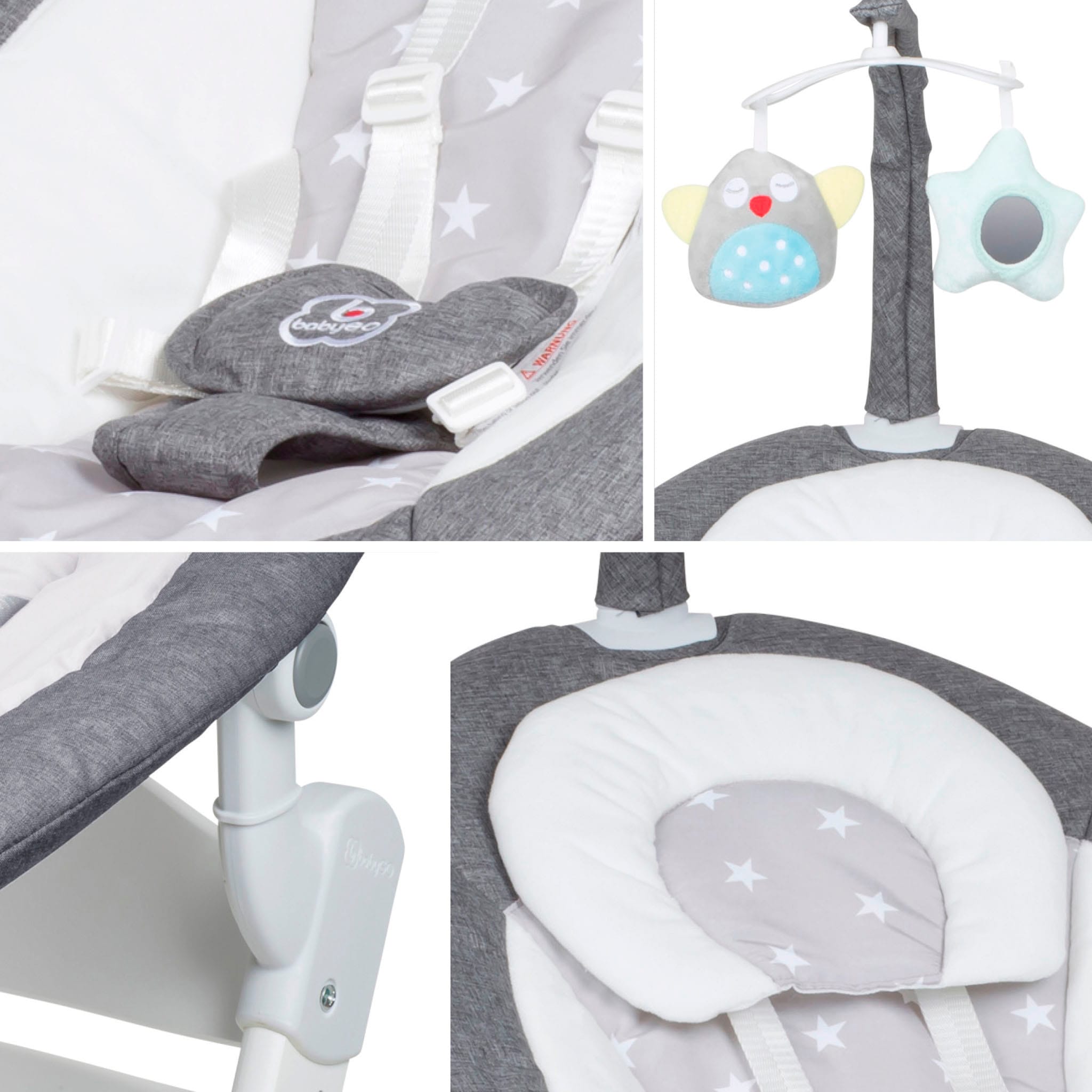 BabyGo Babywippe »Homey«, bis 9 kg, mit Schaukelbewegungen und Sound