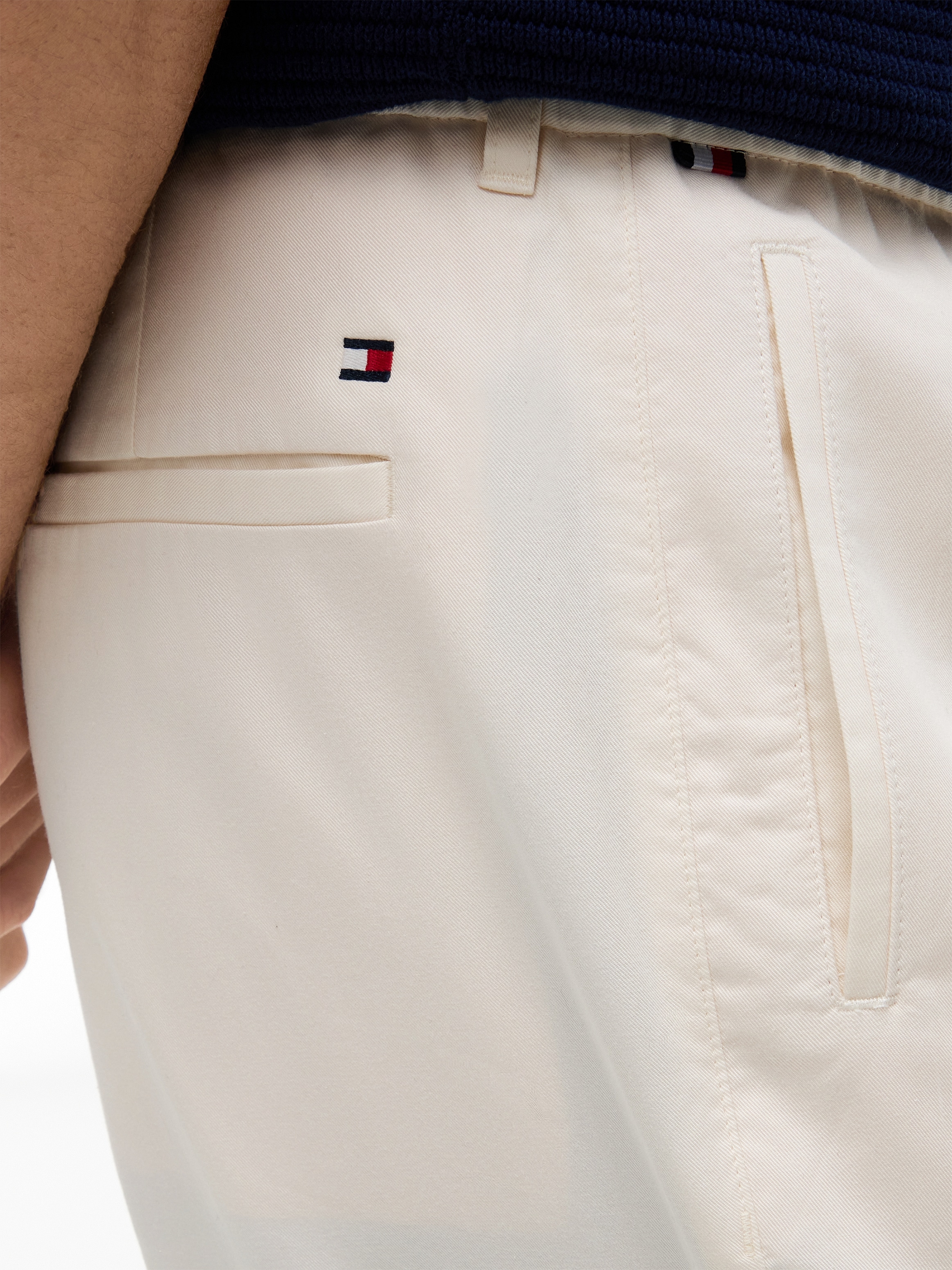 Tommy Hilfiger Chinohose »DOVER 3/4 ELASTICATED TENCEL«  Regular Fit Stretch aus Twill