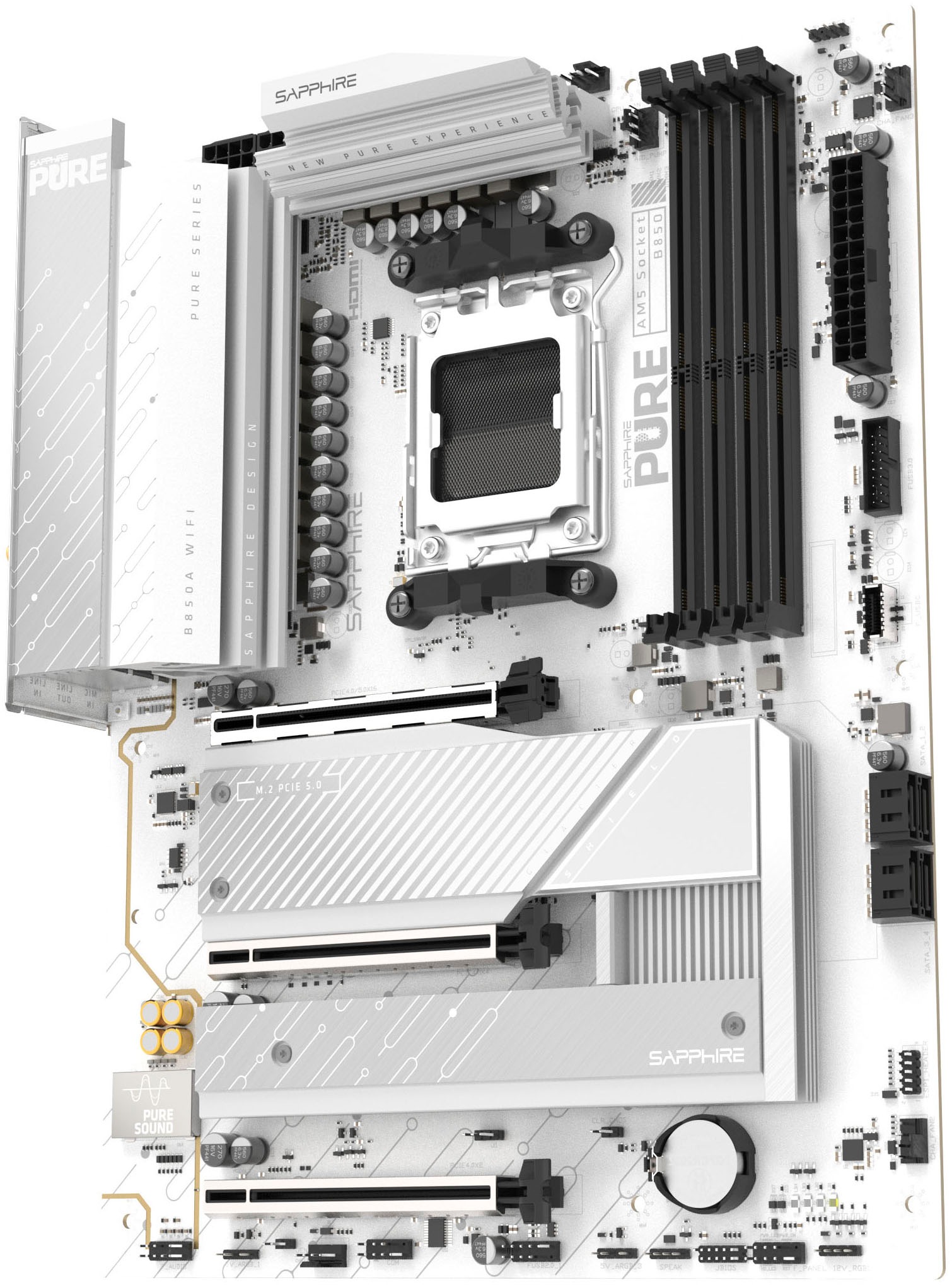 Sapphire Mainboard »PURE B850A WIFI 7«
