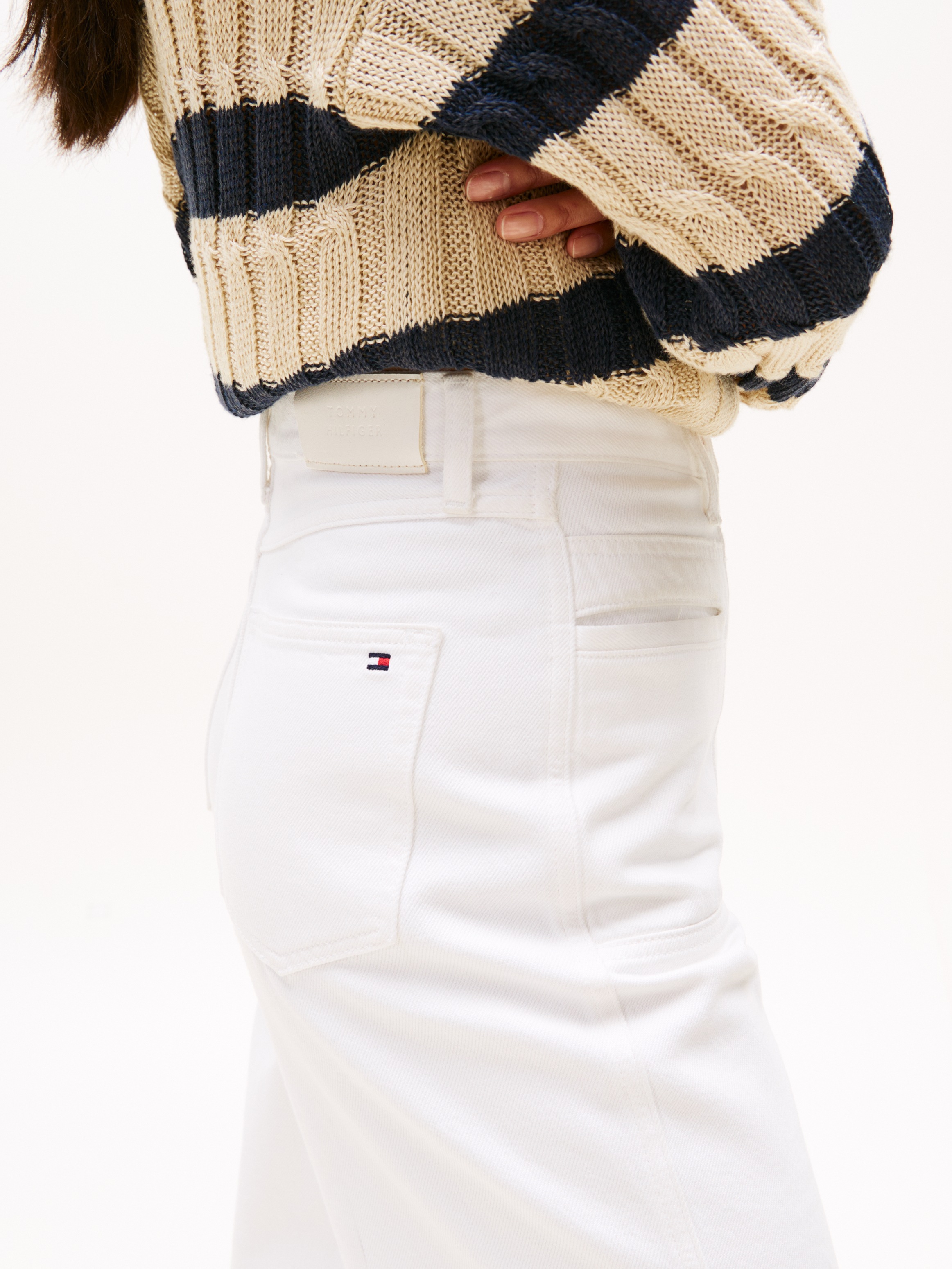 Tommy Hilfiger Straight-Jeans "DNM WHITE RELAXED STRAIGHT HW" günstig online kaufen
