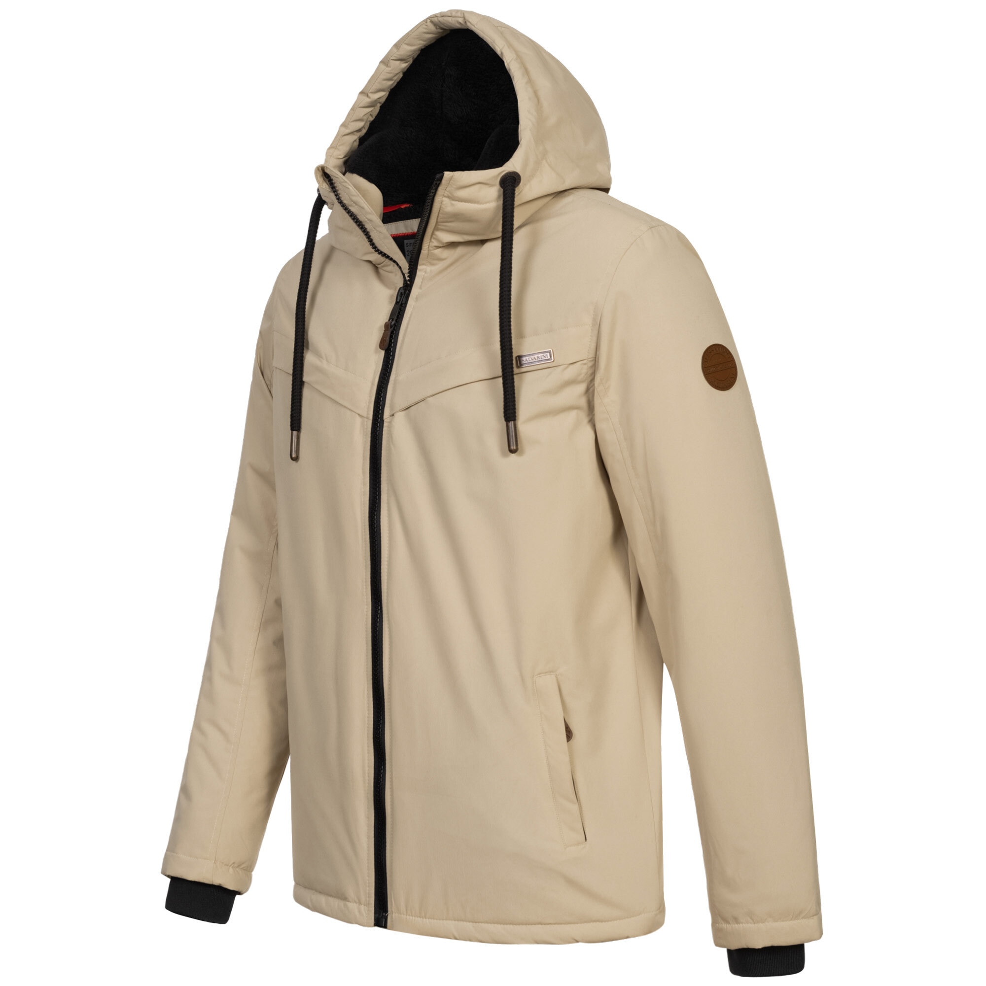 Alessandro Salvarini Winterjacke »ASLighty«, innen komplett mit warmem Teddyfell