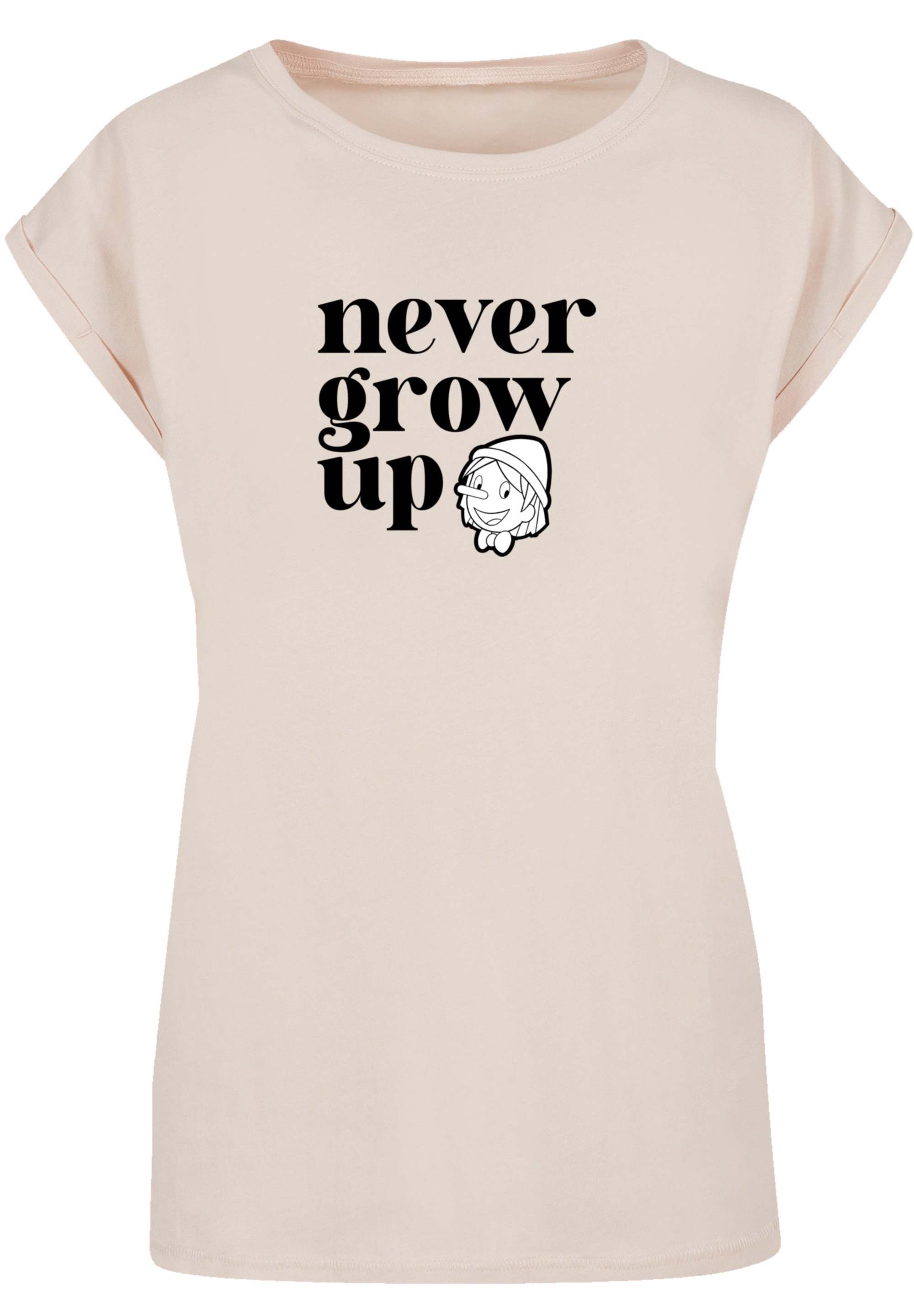 F4NT4STIC T-Shirt »Heroes of Childhood Pinocchio Never Grow Up«, Retro, Heroes of Childhood, TV Serie