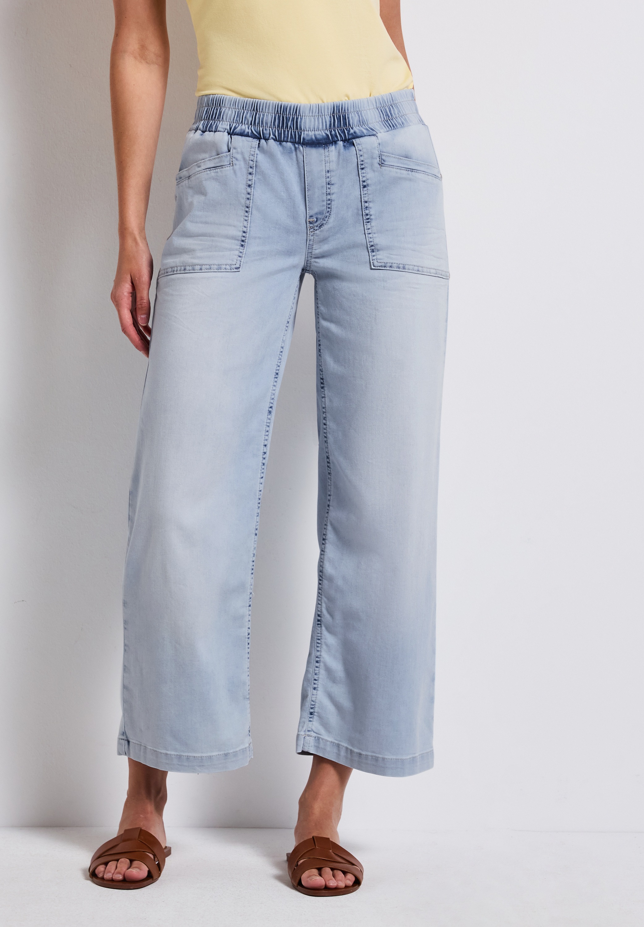 STREET ONE Loose-fit-Jeans, mit Wide Legs günstig online kaufen
