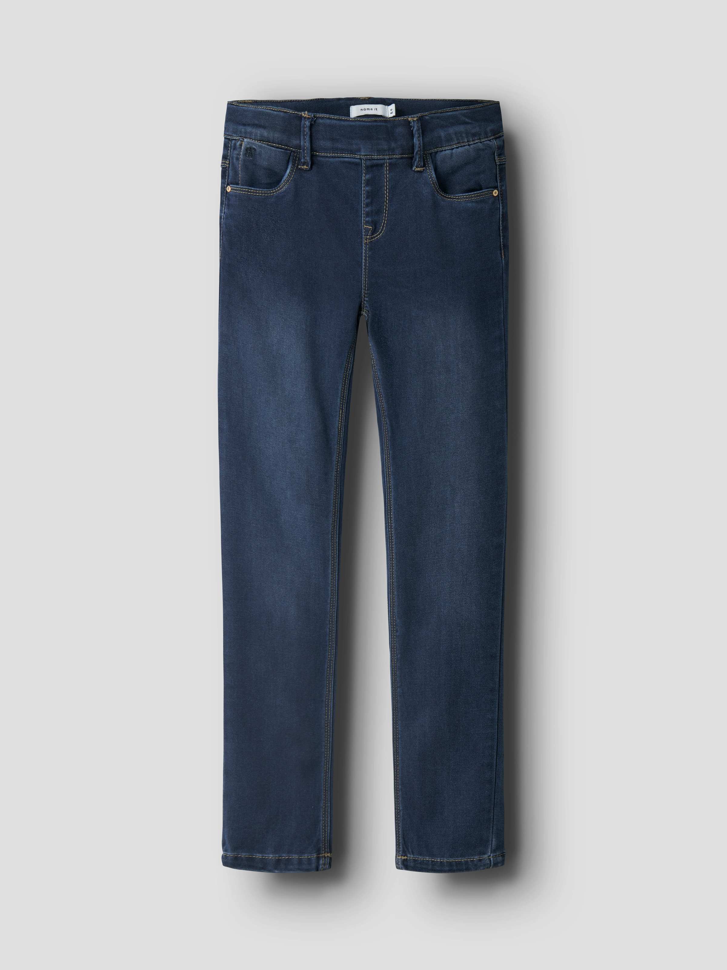 Name It Jeansjeggings »LEGGINGS – Extraeng mit hohem Komfort und Gürtelschlaufen« unifarben, casual, extraeng, Denim/Jeans
