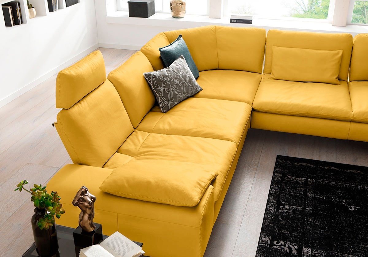 W.SCHILLIG Ecksofa »valentinoo, Designsofa, elegant und bequem, L-Form«, (Set), mit Sitztiefenverstellung, Breite 318 cm